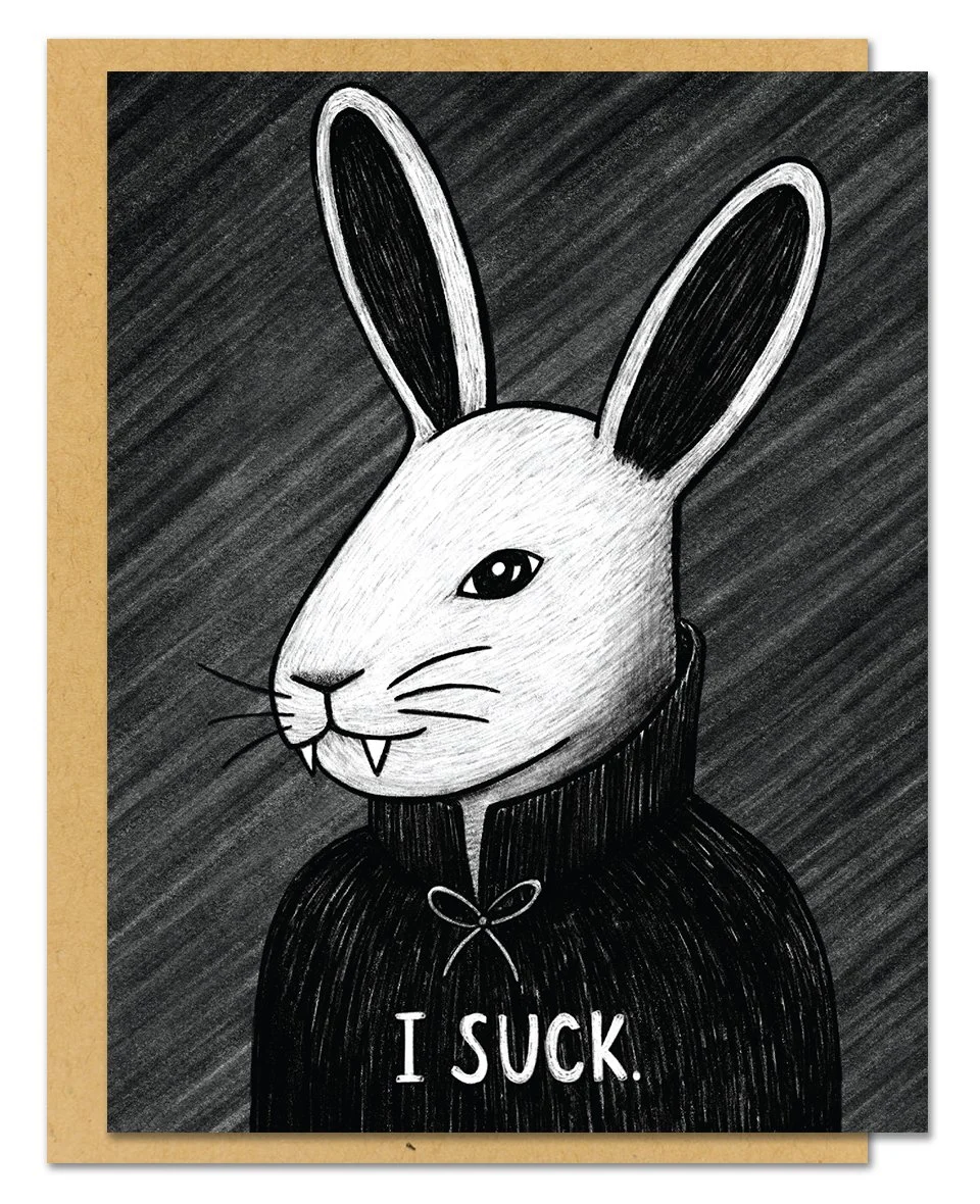 I Suck Greeting Card