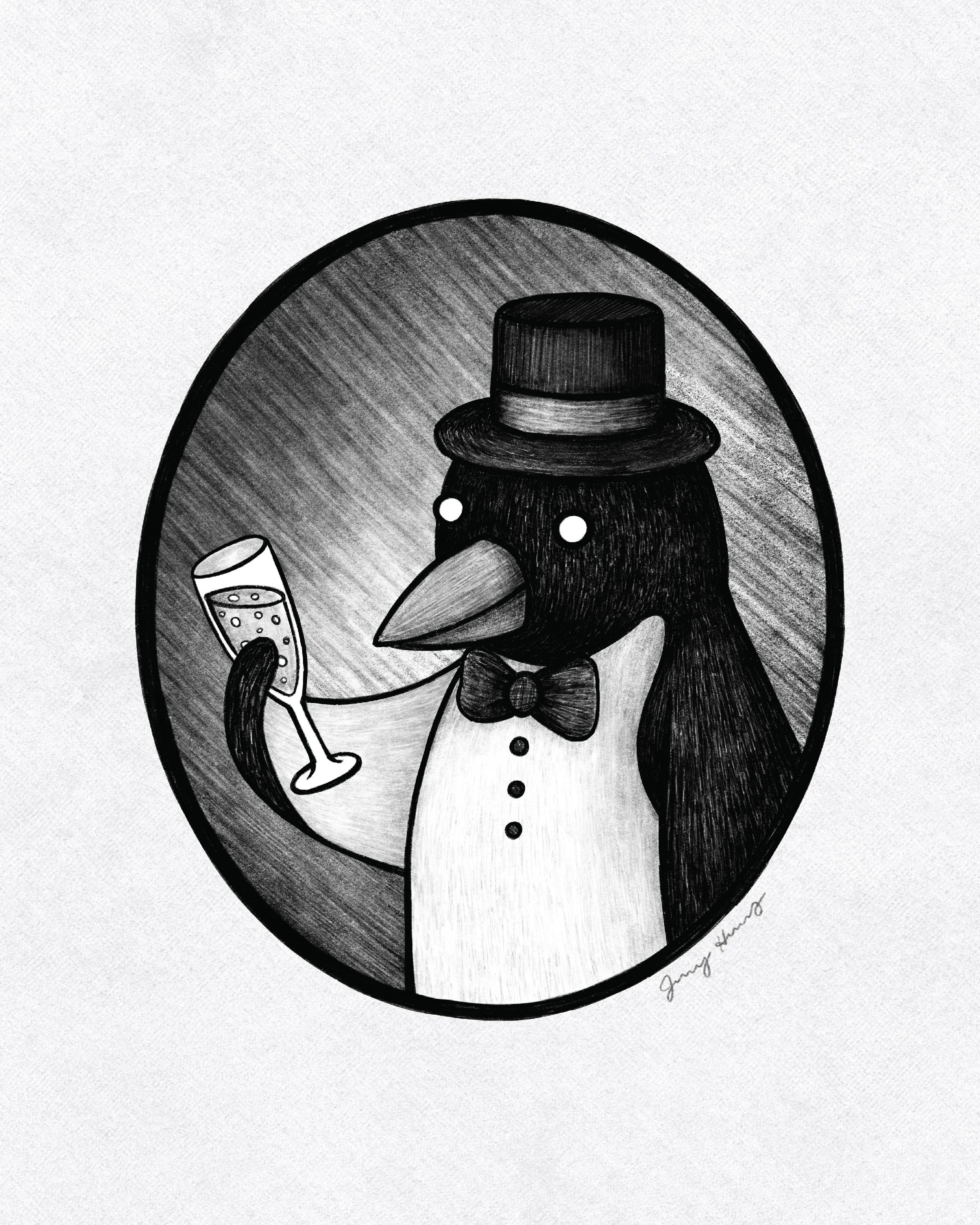 Penguin Art Print
