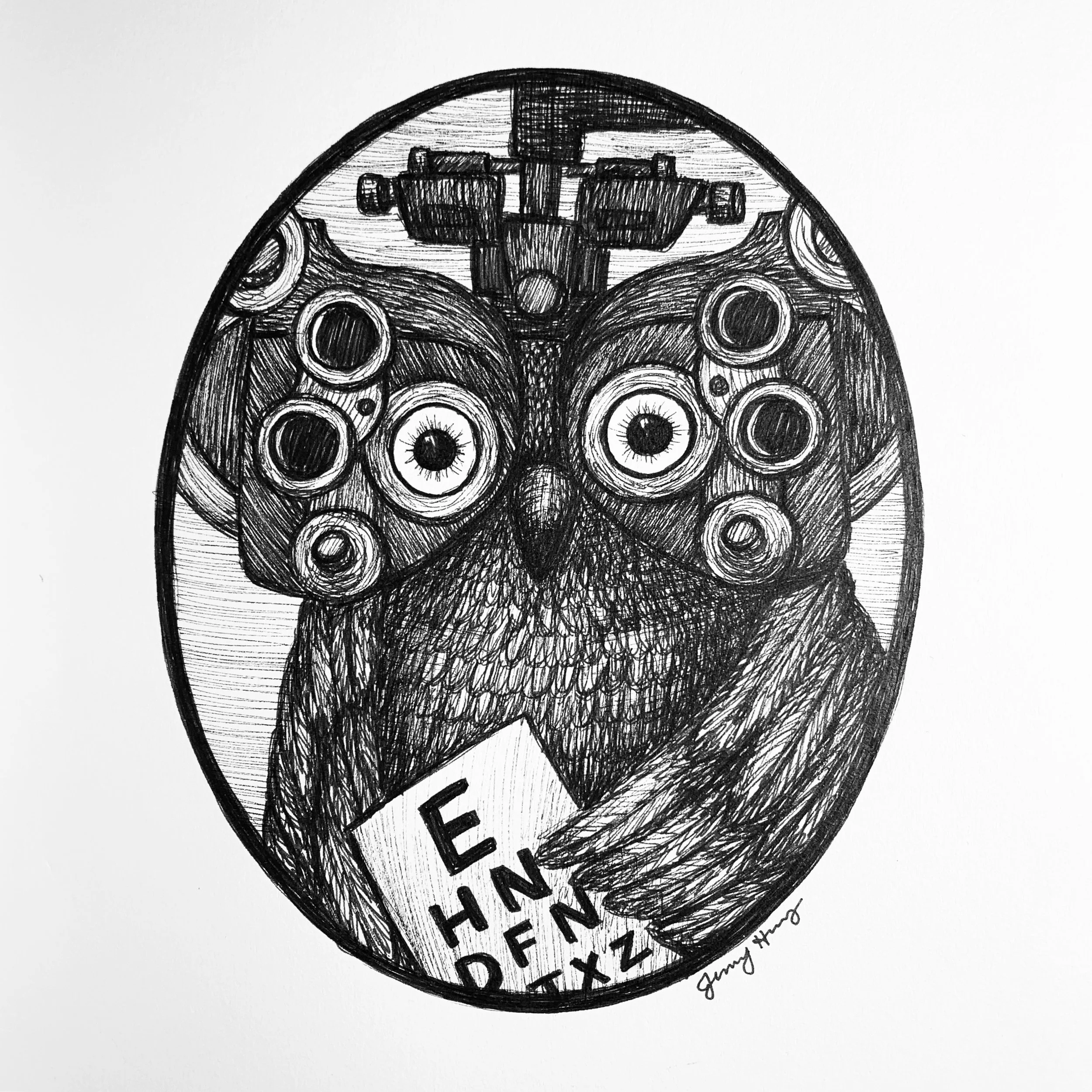 Ominous Owl Optometrist