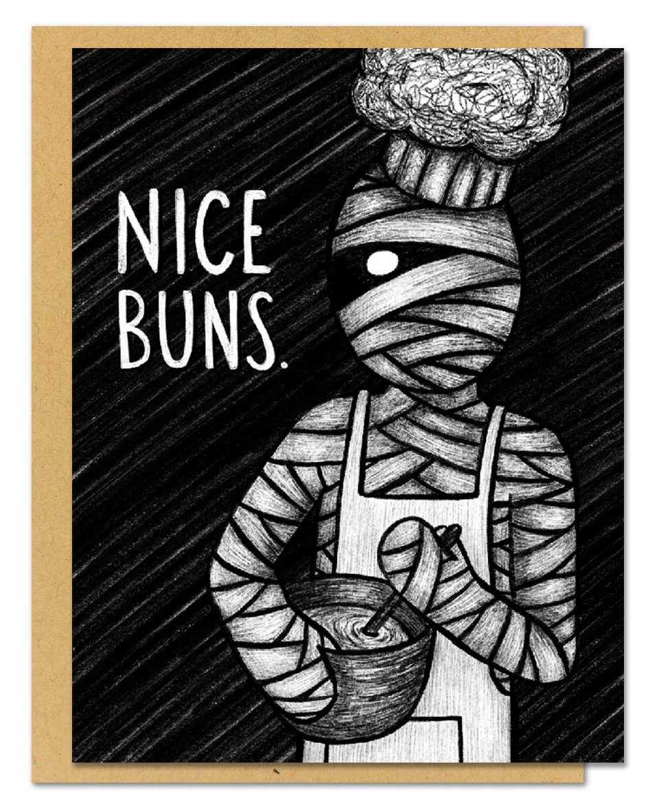 Nice Buns Greeting Card