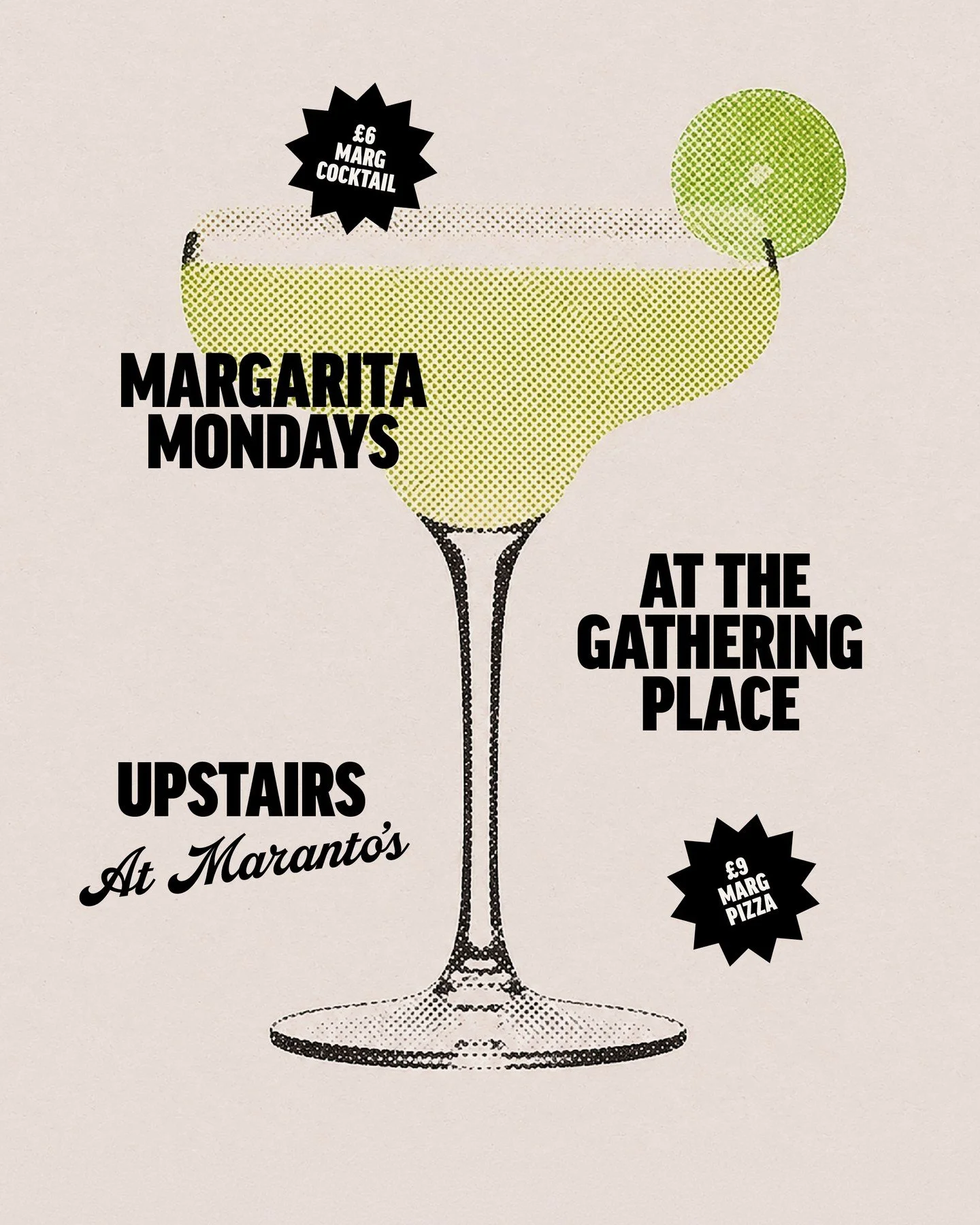 MARGARITA MONDAYS ARE HERE!⁠
⁠
&pound;6 margs and &pound;9 pizza are the Monday motivation you deserve.⁠
⁠
#thegatheringplace #larklane #larklaneliverpool #liverpoolbars #liverpoolnights #dartsliverpool #shuffleboard #shuffleboardliverpool #thingstod