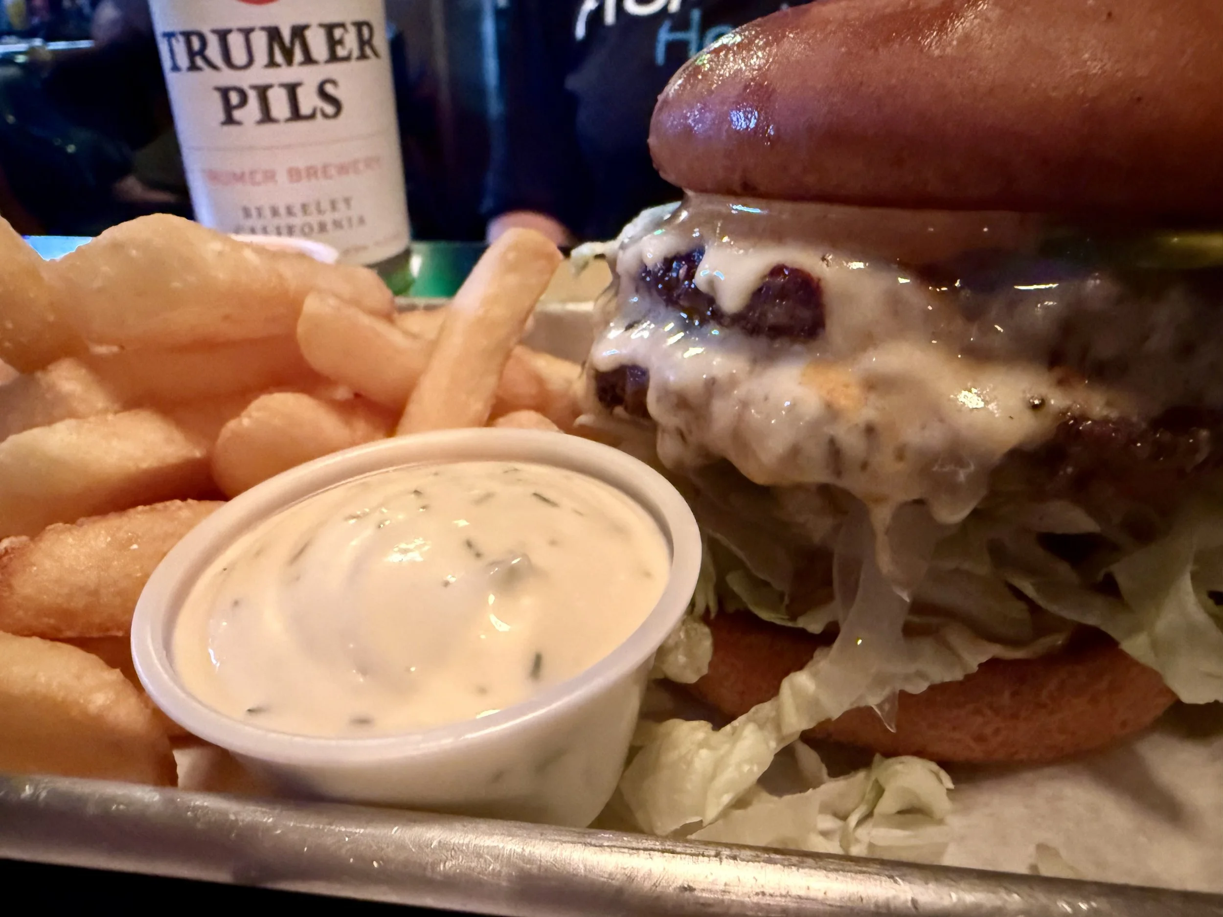 The Cheeseburger at Ryan’s Saloon