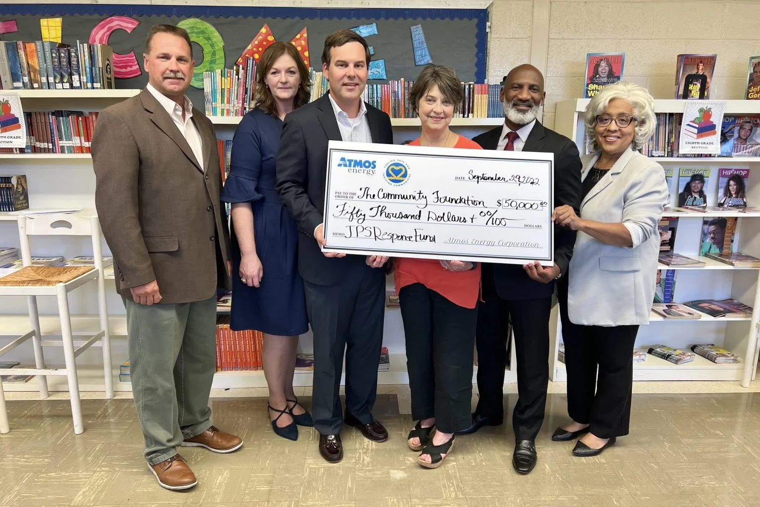 Community Foundation for Mississippi, Atmos Energy and Jackson Public Schools Announce Gifts to Support Water Crisis Response