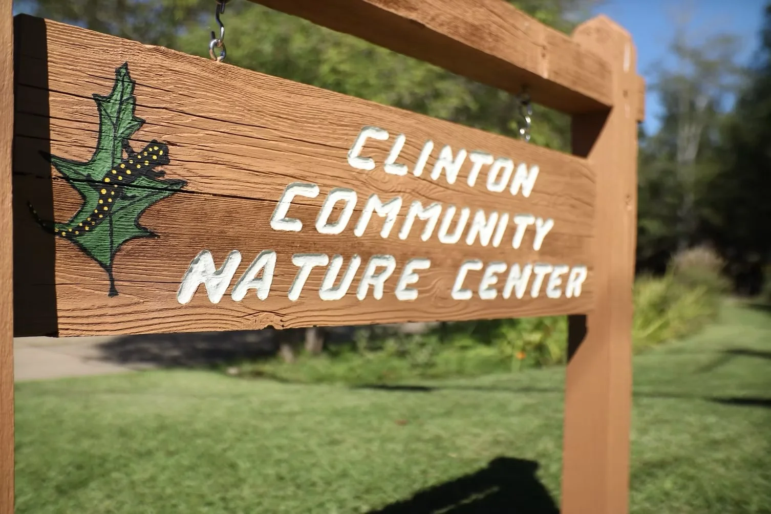 Clinton Community Nature Center Sign