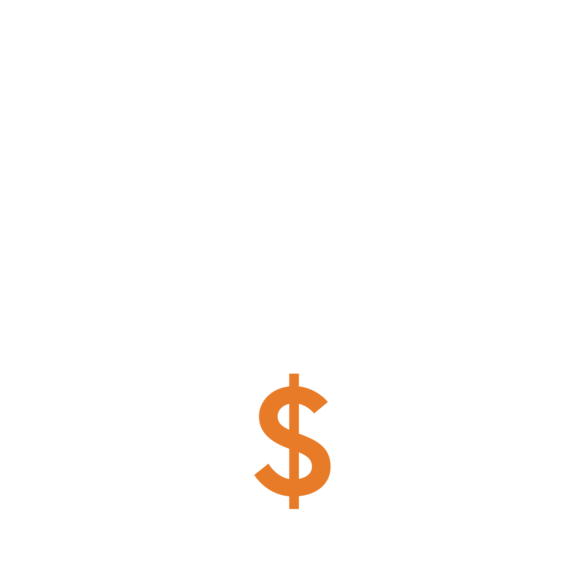 Outline of a human head with a dollar sign inside, a bag of money at the base, and leaves growing from the head, symbolizing financial growth or investment.
