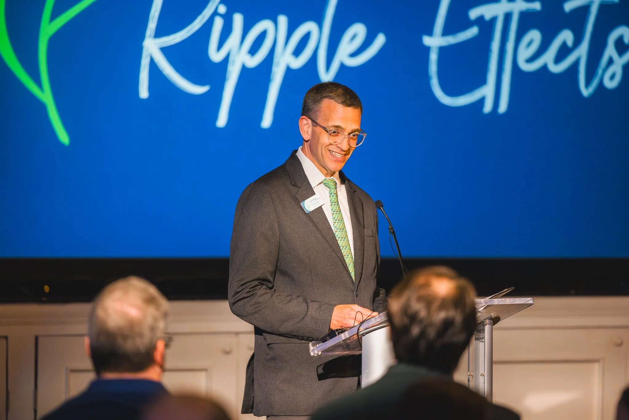 Jay Philpott speaking at the 2026 Giving Forward Event