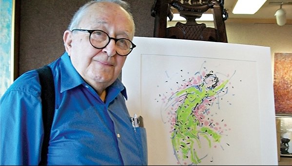Mississippi artist Andrew Bucci stands in front of one of his pieces | CFM | Friends of Andrew Bucci Fund