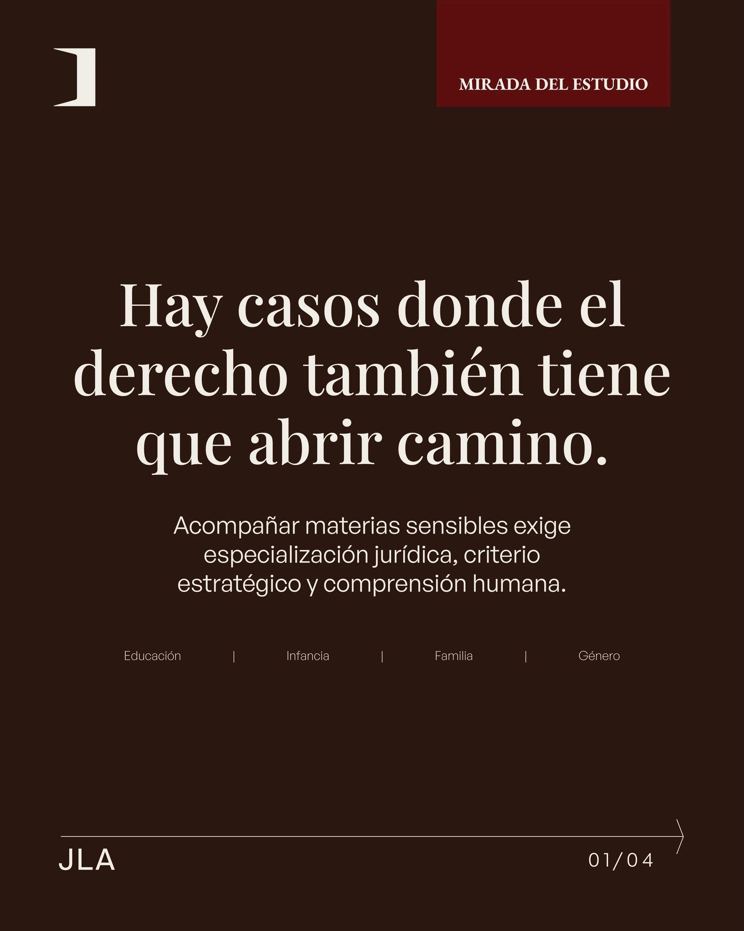 Hay situaciones que no pueden comprenderse &uacute;nicamente desde una norma o una sola &aacute;rea del derecho.

Cuando un caso involucra violencia, infancia, familia, discriminaci&oacute;n o responsabilidad institucional, tambi&eacute;n es necesari