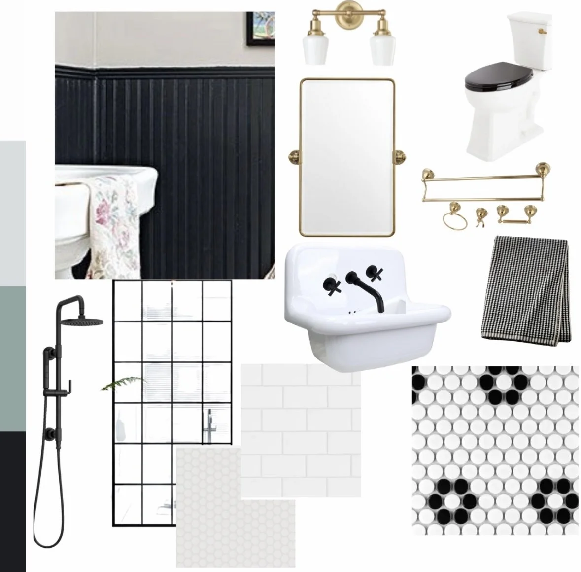 Bathroom Mood Board by Opal & Oak
