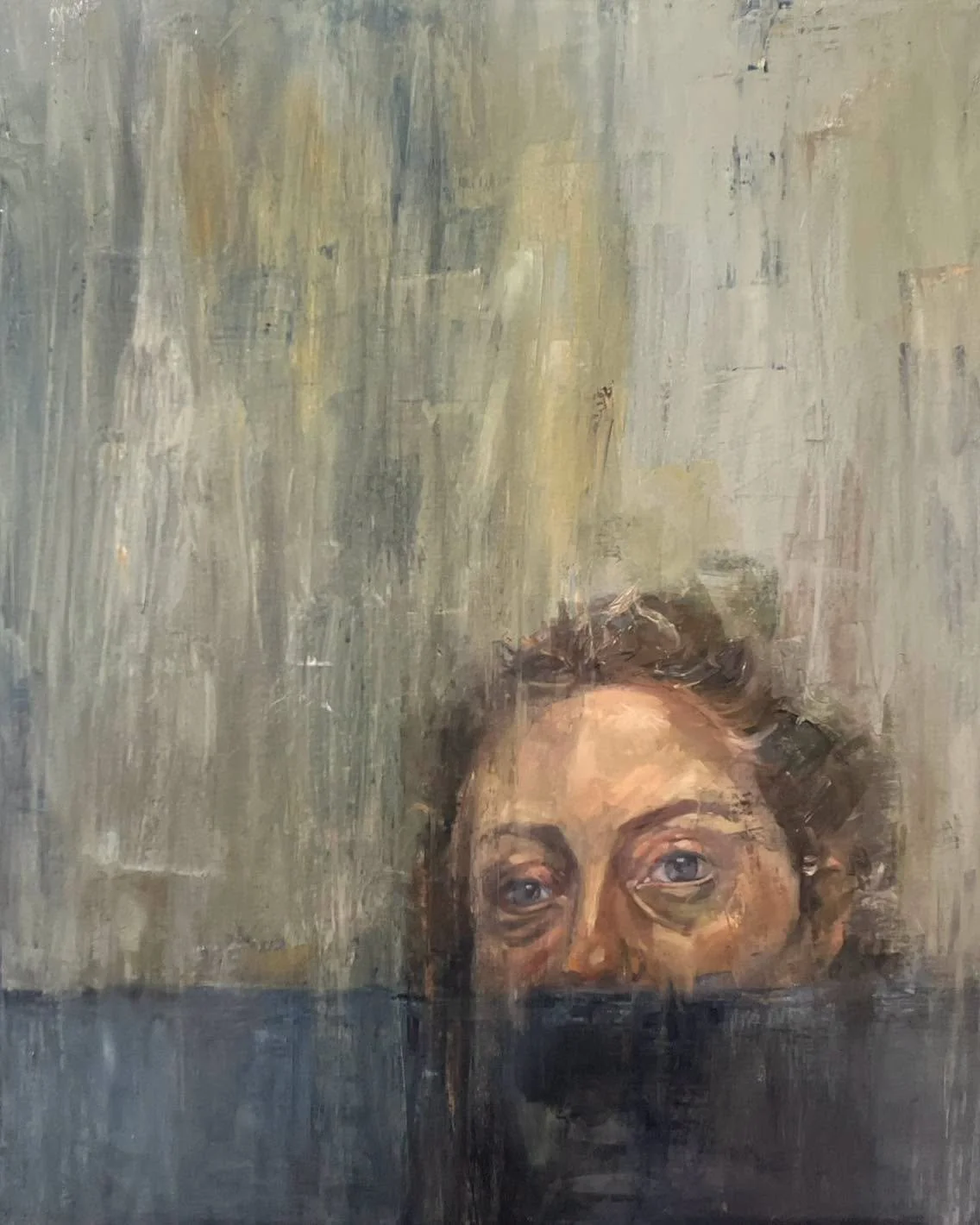 What Remained Unsaid, Oil on Linen, 25 x 36"