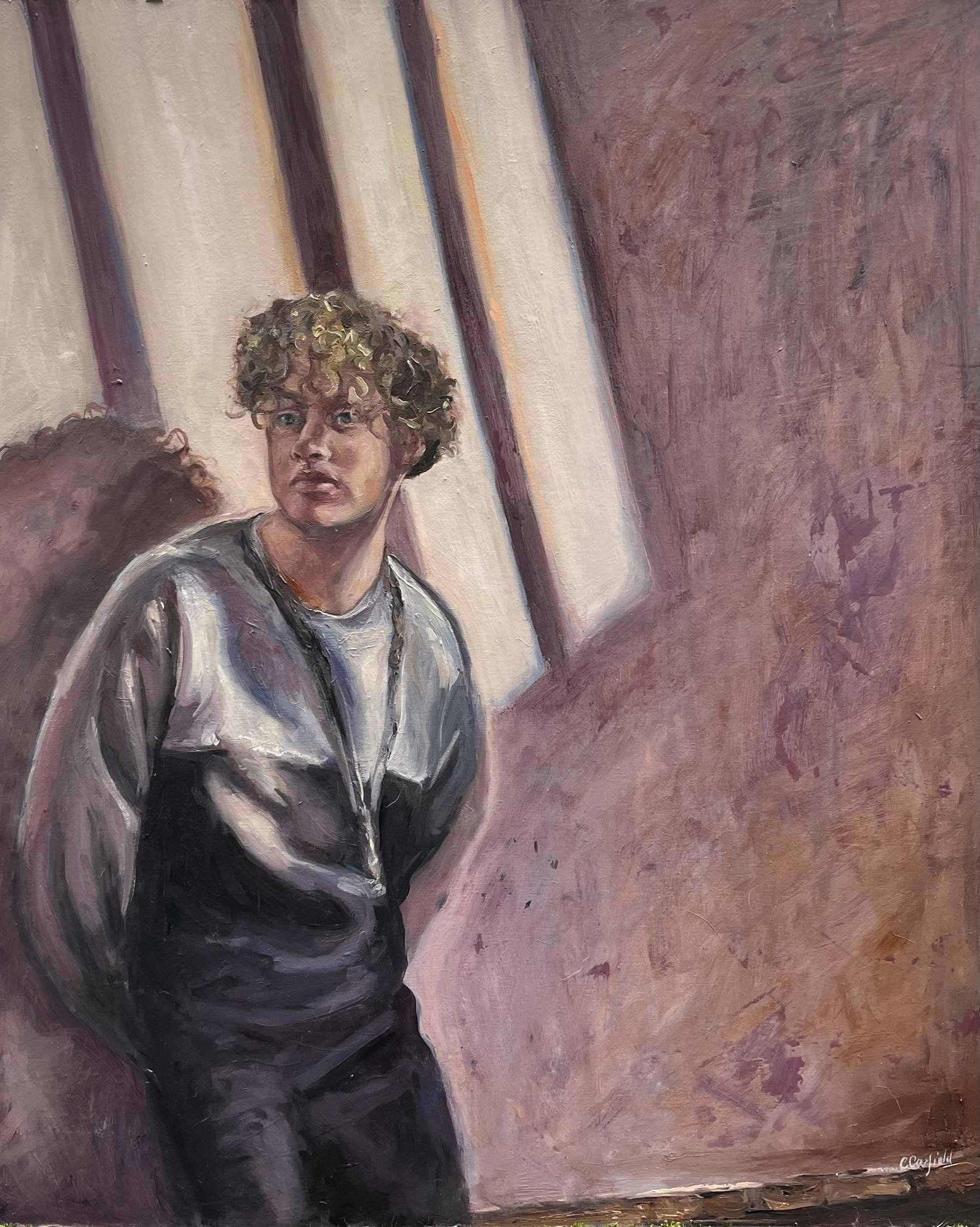 Where the Light Rests, Oil On Board