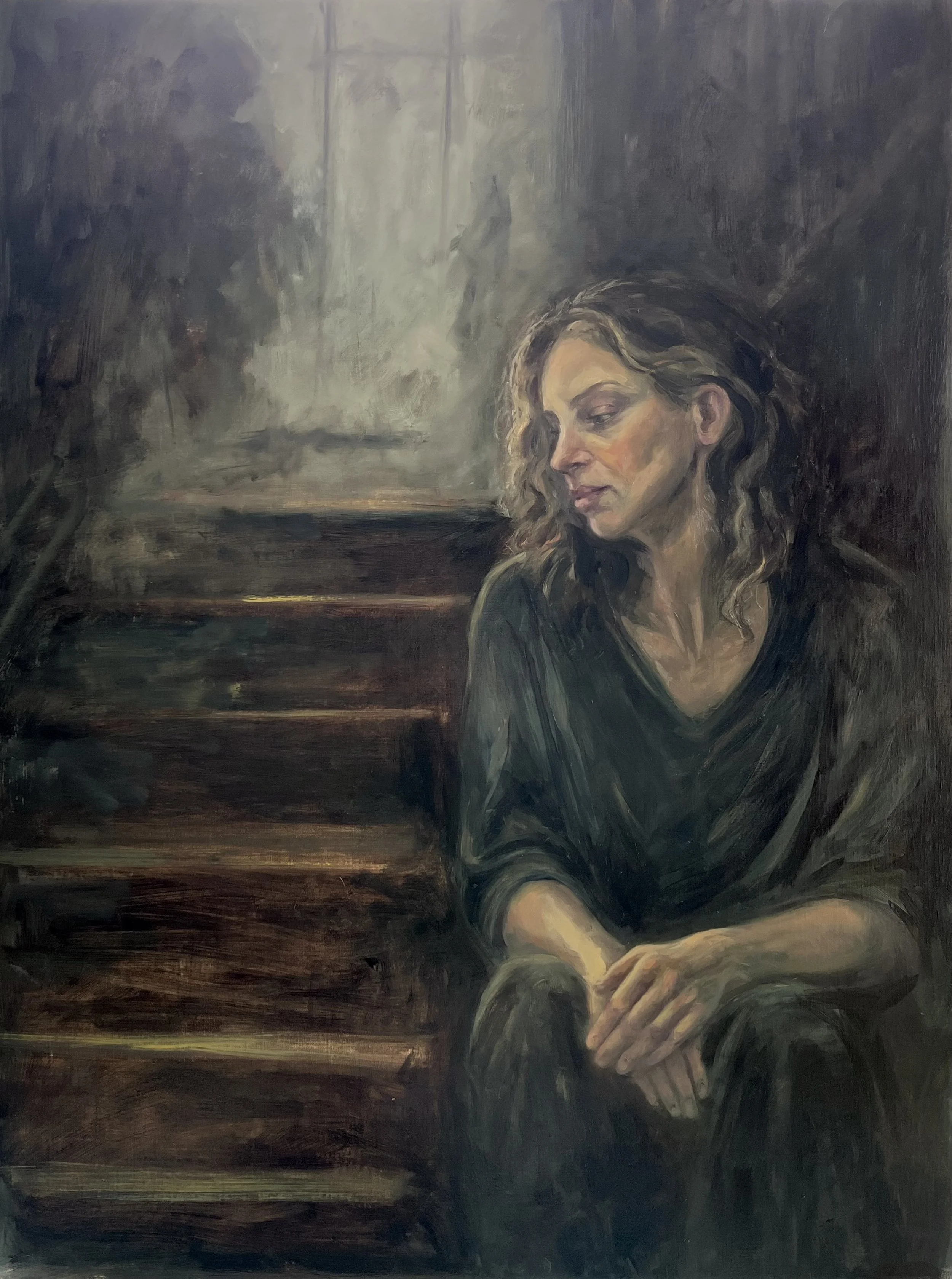 When the Room Fell Silent, Oils, 30 x 40