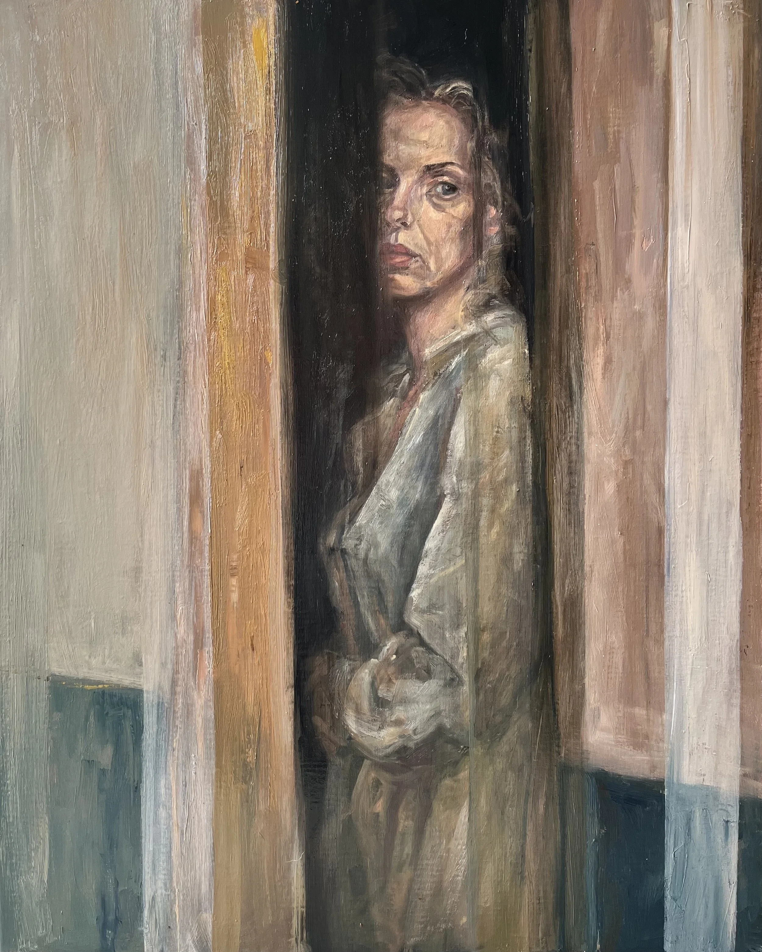 The Narrow Place, Oil on Linen, 24 x 30"