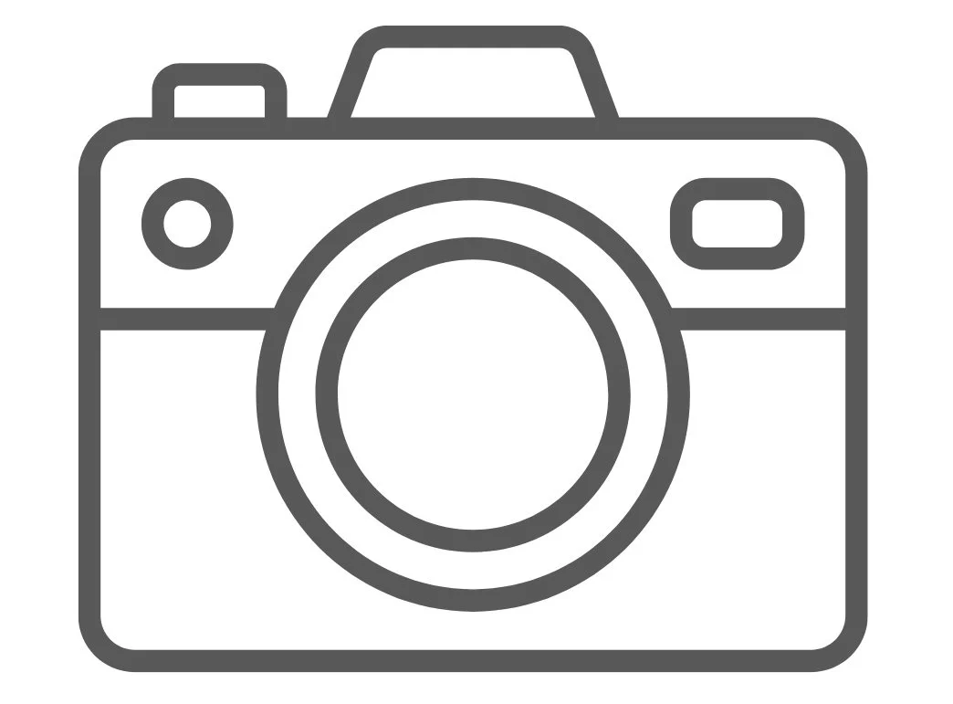 Un'icona di una fotocamera stilizzata