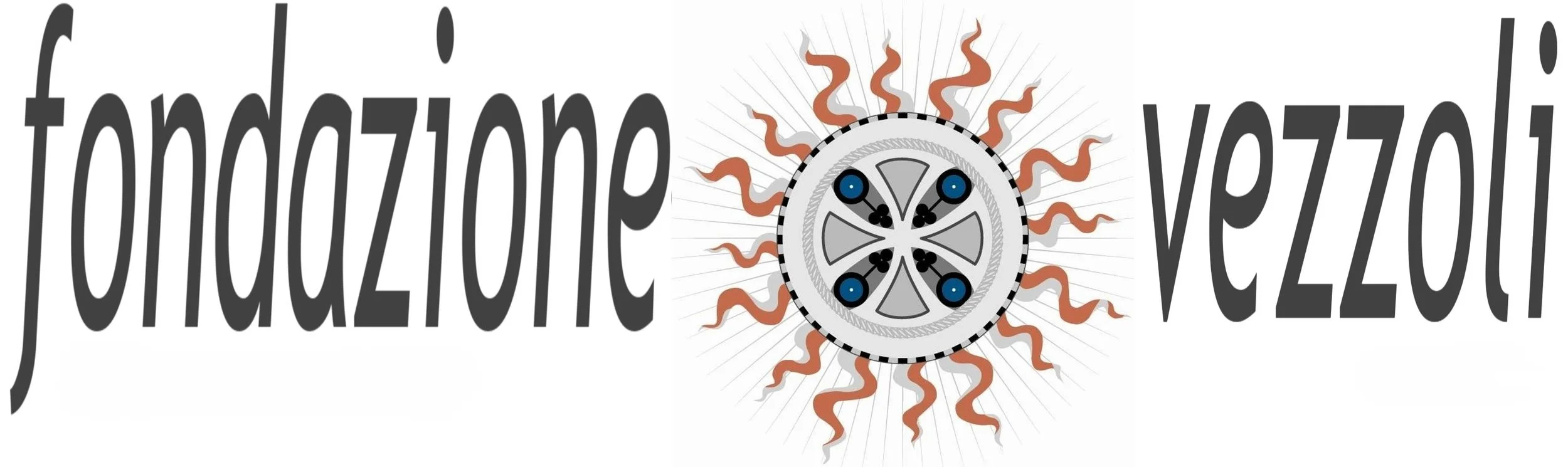 Logo con testo 'Fondazione Vizzoli' e un'immagine centrale di un virus o una cellula con tentacoli e dettagli scientifici.
