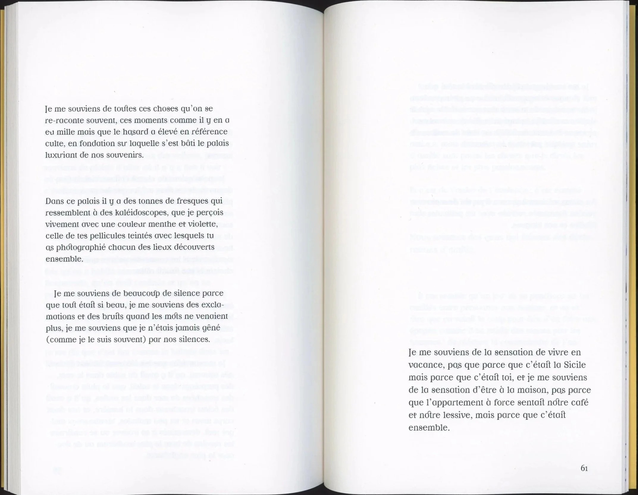 Page de livre en français avec texte narratif, deux colonnes de texte, fond blanc, marges visibles.
