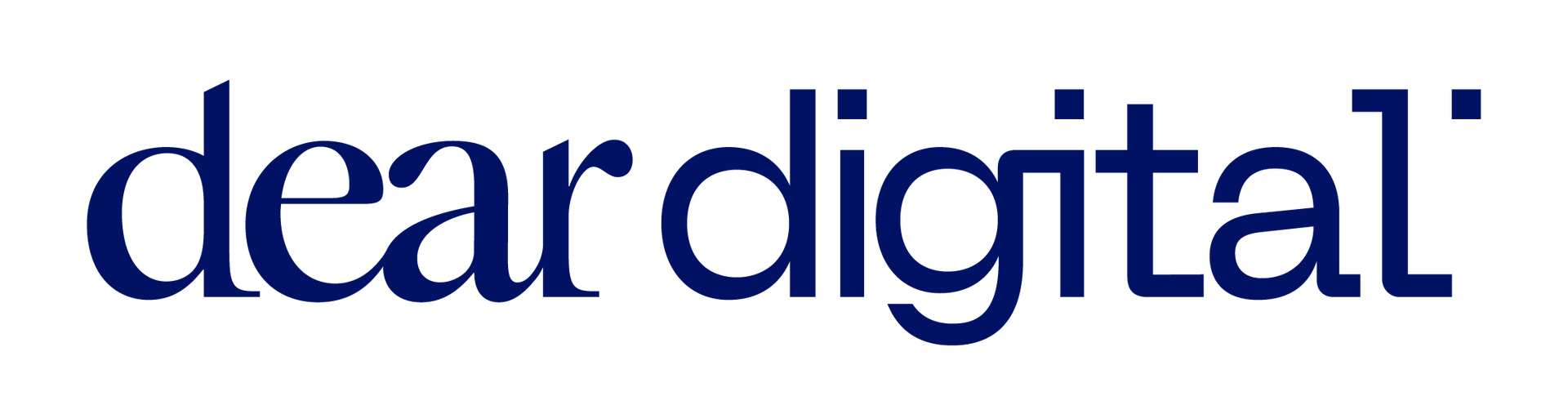 Dear Digital logo in dark blue text