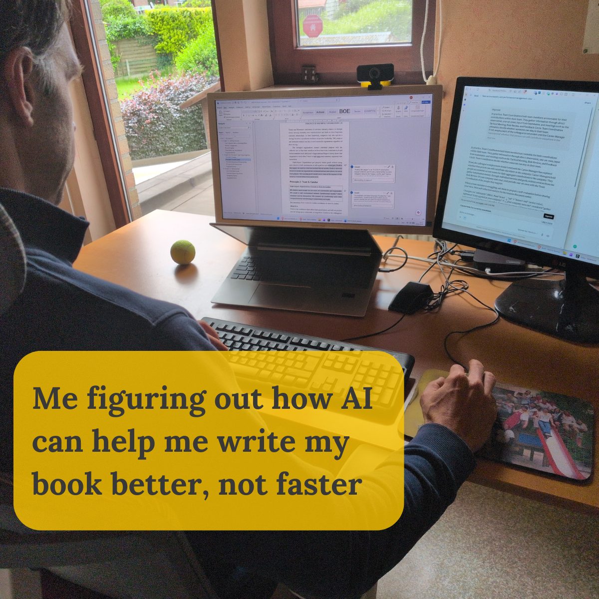 Writing a Book Coached by AI: How it sharpened my writing and helped me sound more human