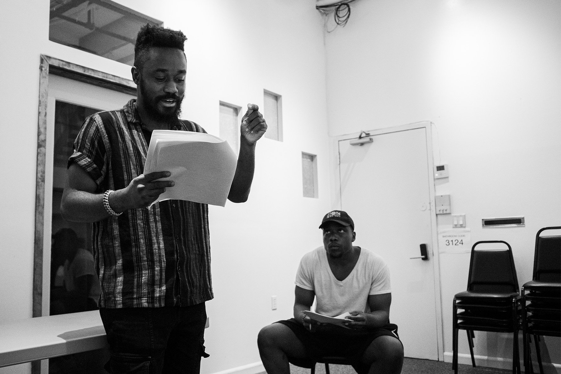 Rehearsal, 1983, The Chain Theater, Taiwo Aloba 