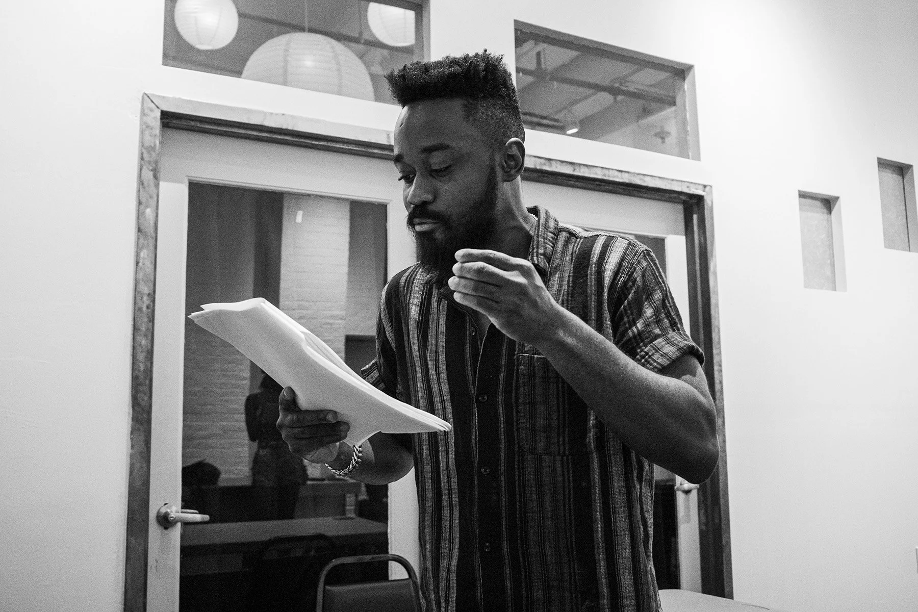 Rehearsal, 1983, The Chain Theater, Taiwo Aloba 