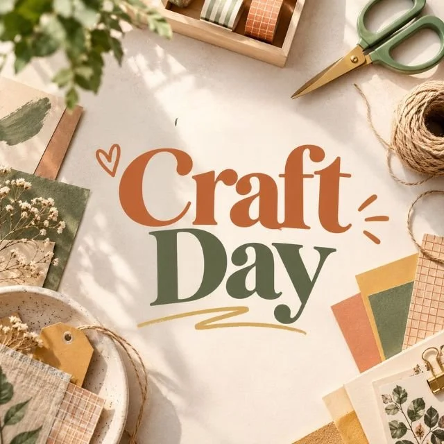 Craft Day with Sherrie and Brad