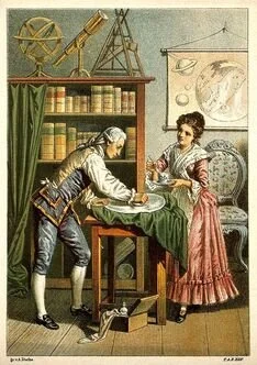 Sir William Herschel and Caroline Herschel, Courtesy: Wellcome Library