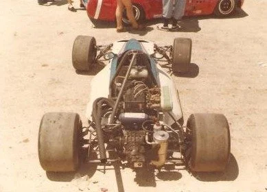 Joe "Noni" Grech's single-seater Hawke Formula Atlantic in Malta