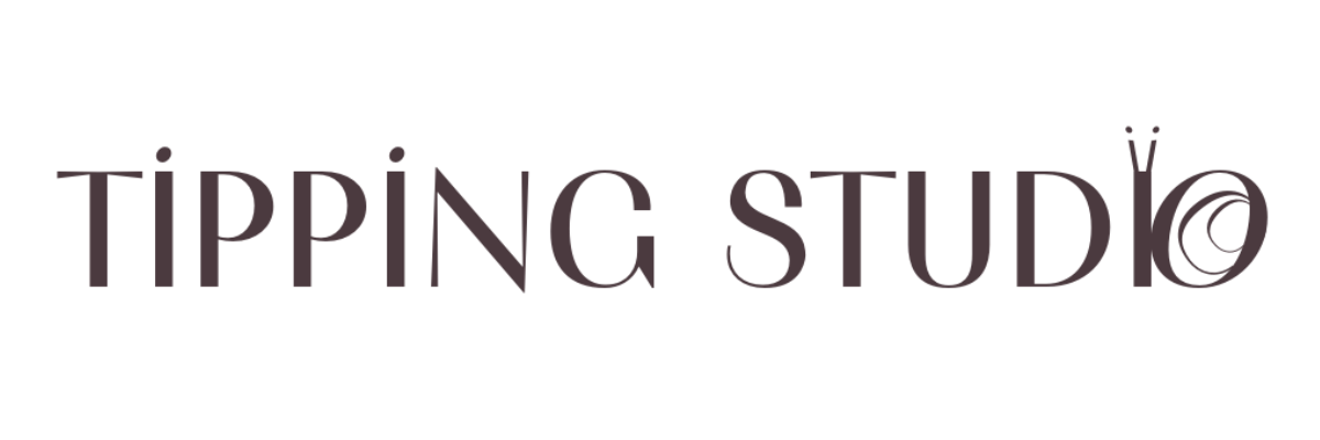Tipping Studio banner with snail logo