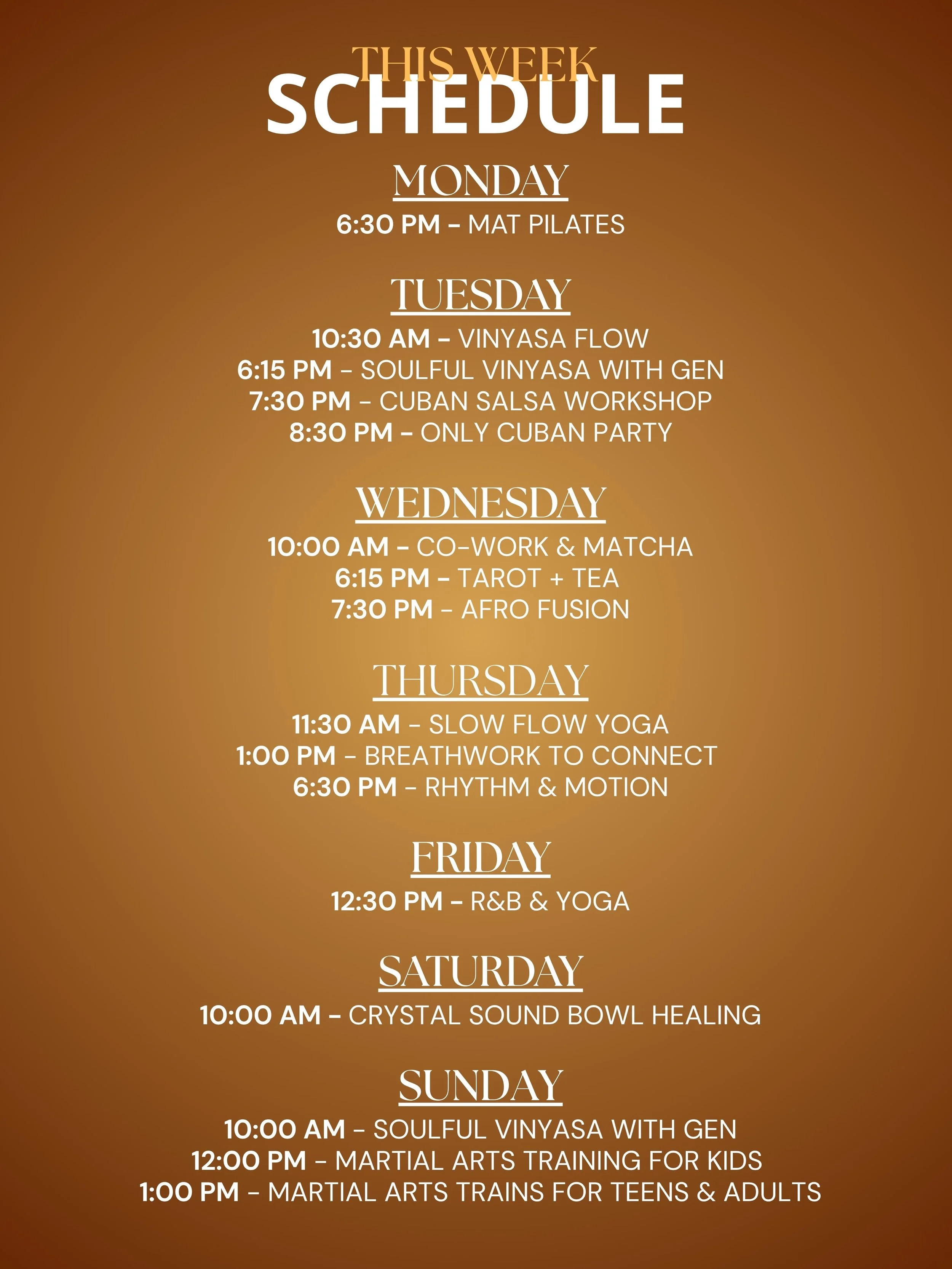 This week&rsquo;s events are as unique as you, don&rsquo;t miss out and sign up at ashasplacelisbon.com
