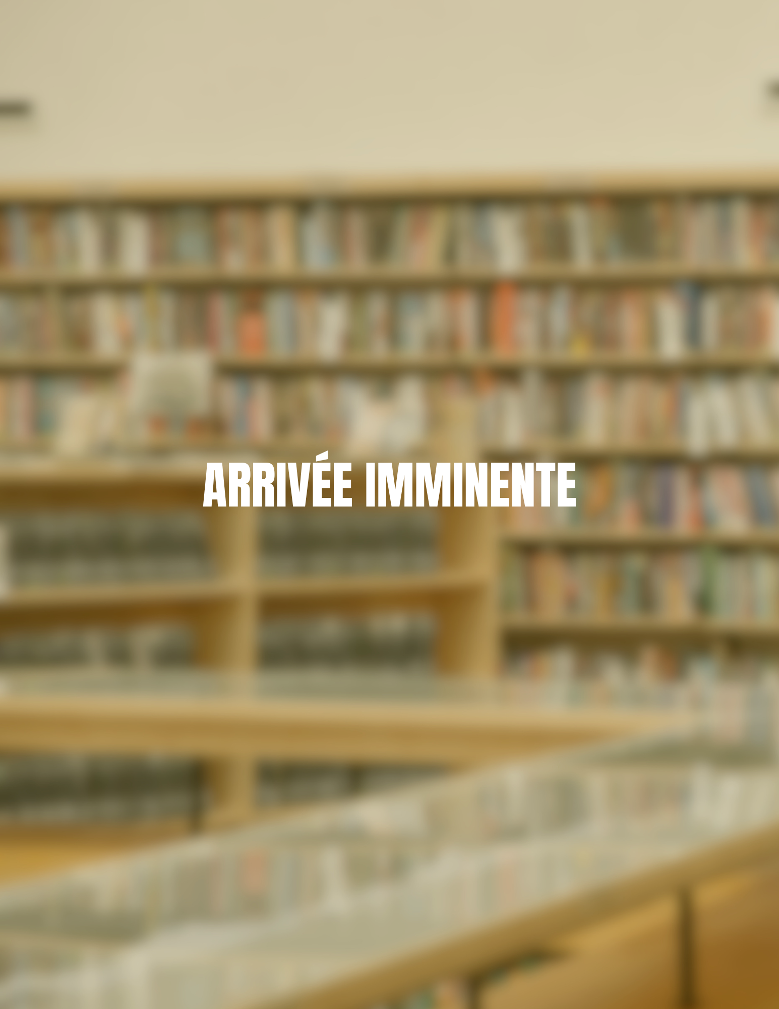 Bientôt dans vos bibliothèques