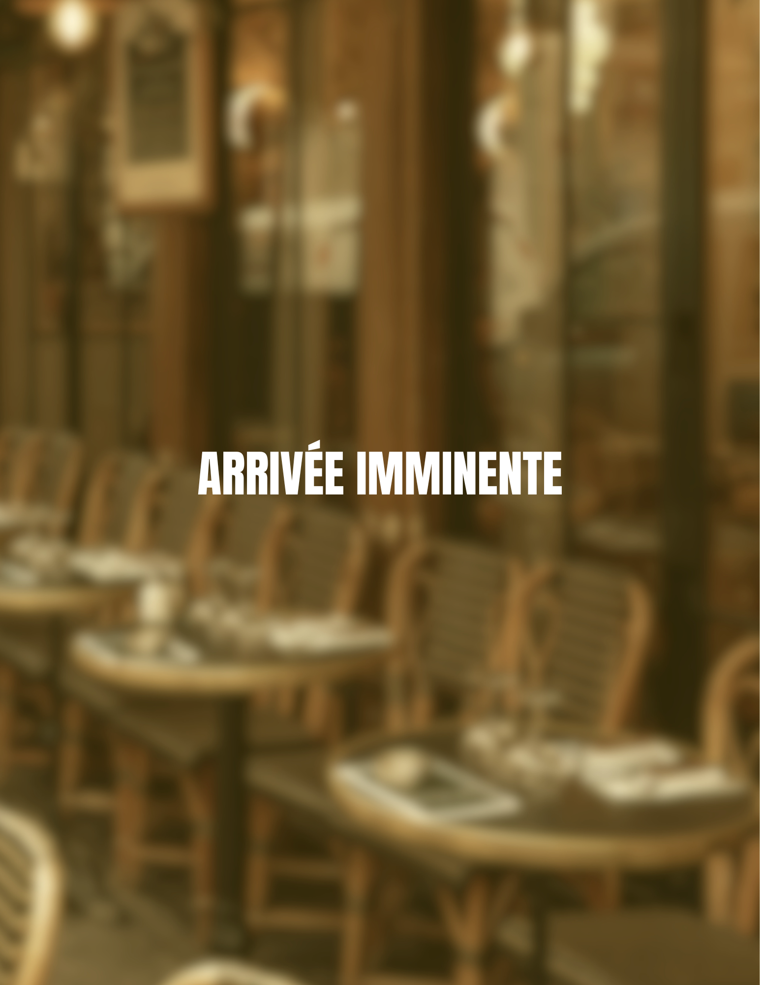Bientôt dans vos cafés