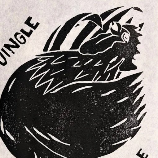 Spurs Linocut Print