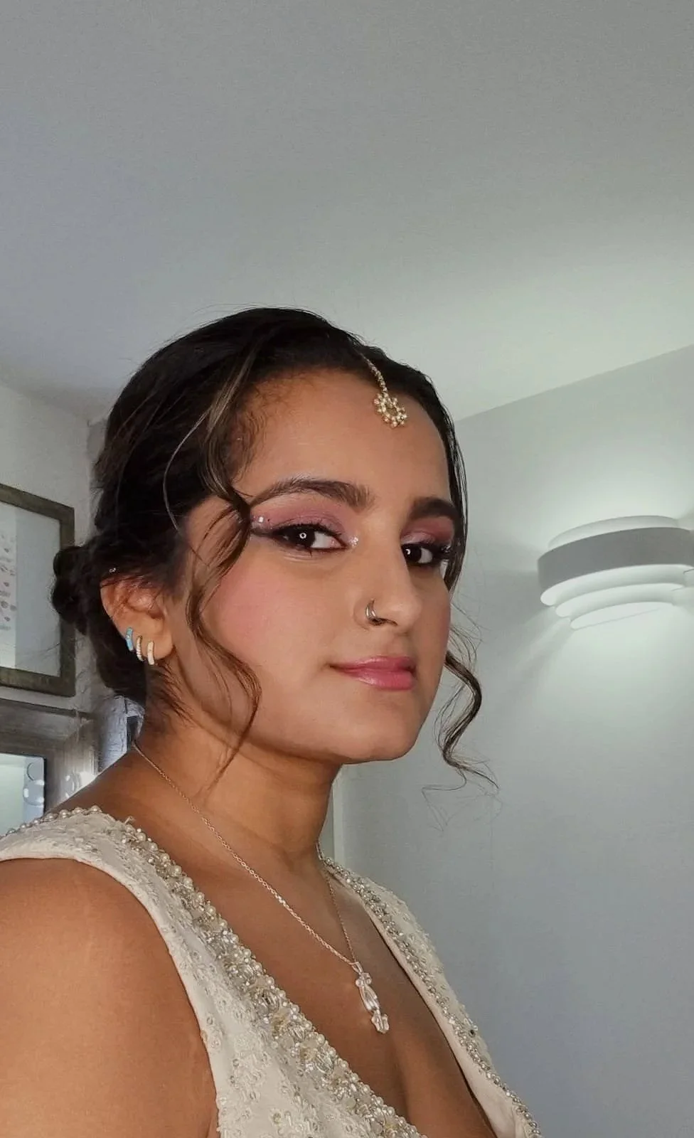 Asian makeup for a wedding