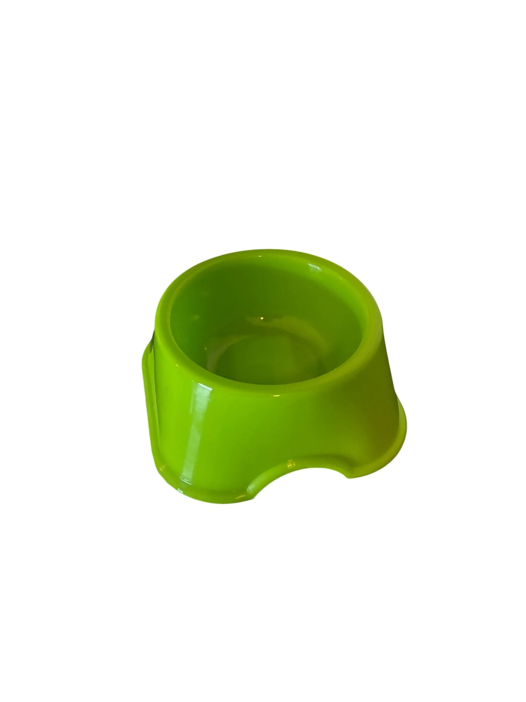 Green Classic Colortone Mini Dish durable feeding dish for small pets.