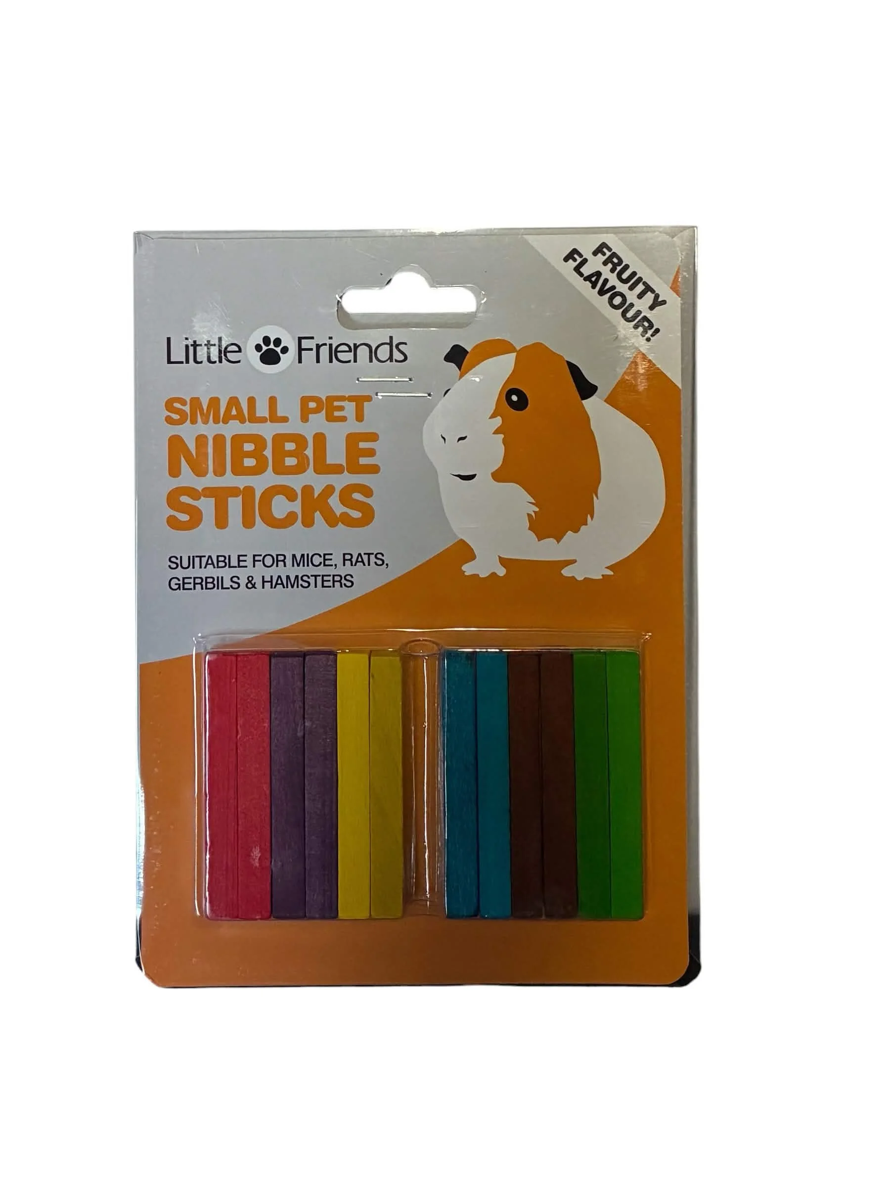 Little Friends Small Pet Nibble Sticks – Natural Chew and Enrichment Toy