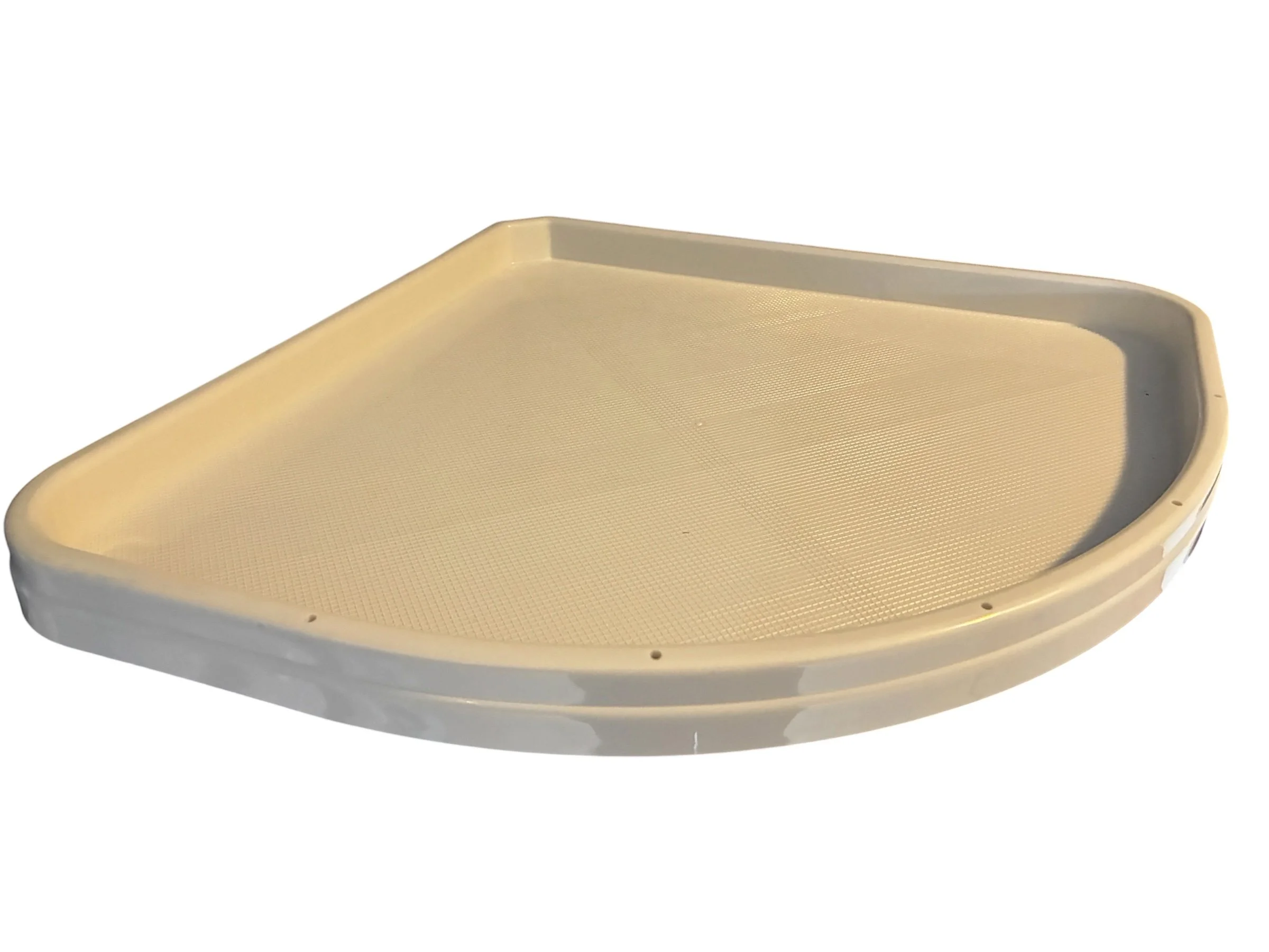 Plastic Cage Corner Shelf With Rim - Classic Pet Products