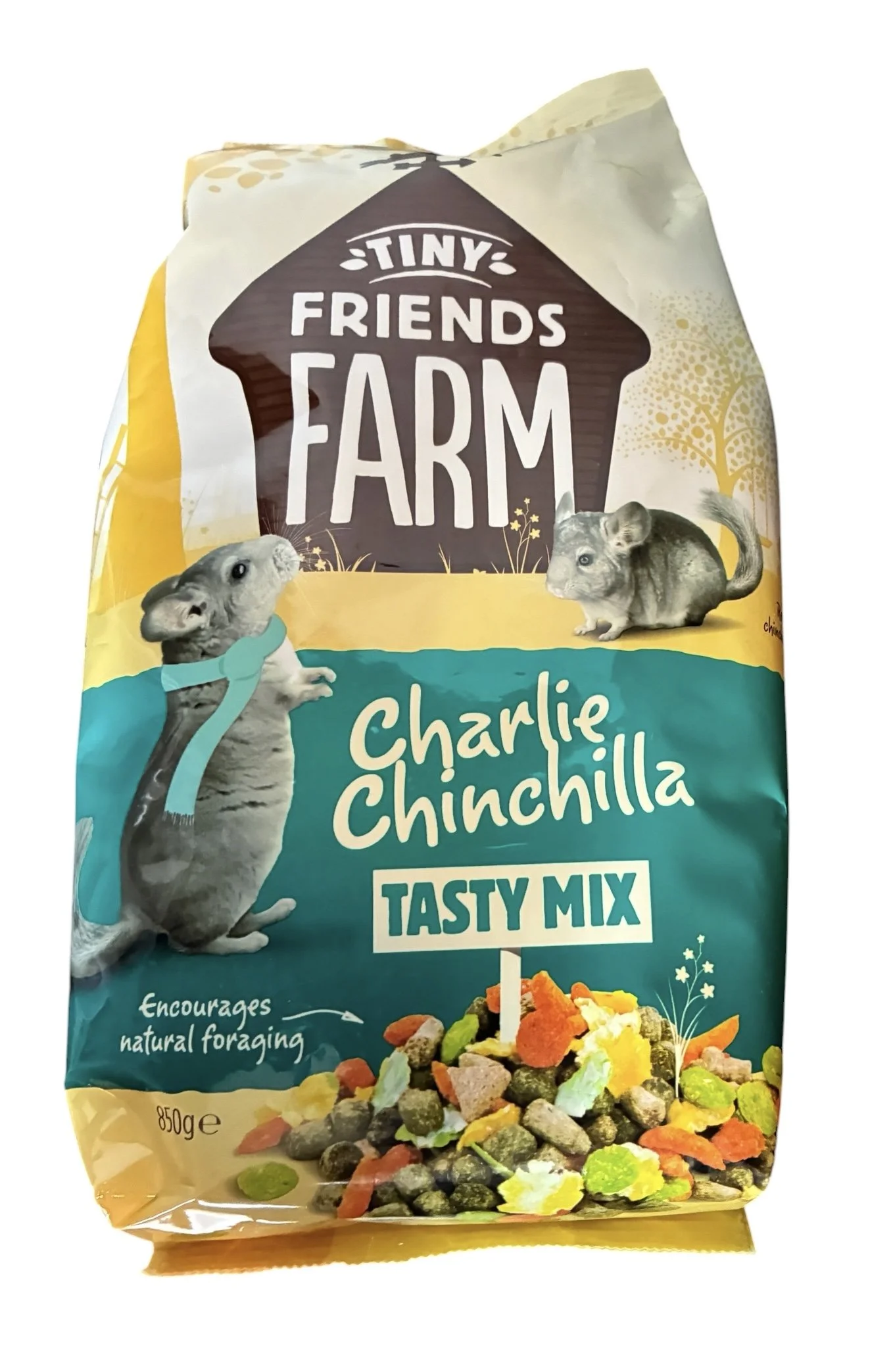 Charlie Chinchilla Tasty Mix - Tiny Friends Farm - 850gram