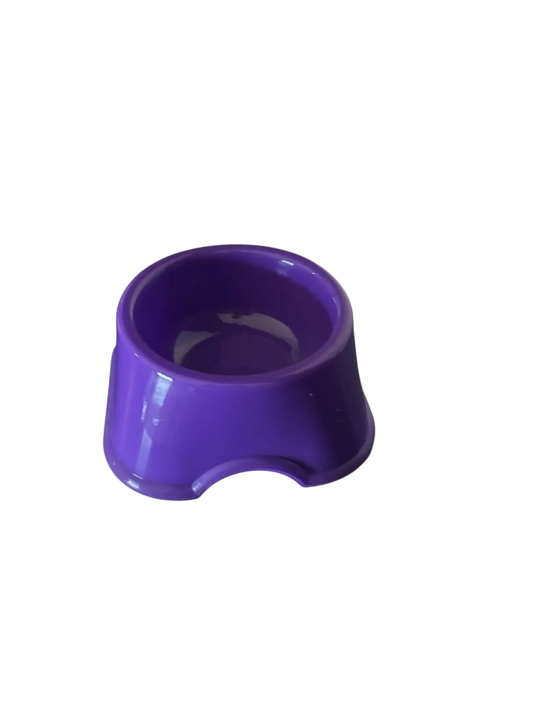 Purple Classic Colortone Mini Dish durable feeding dish for small pets.
