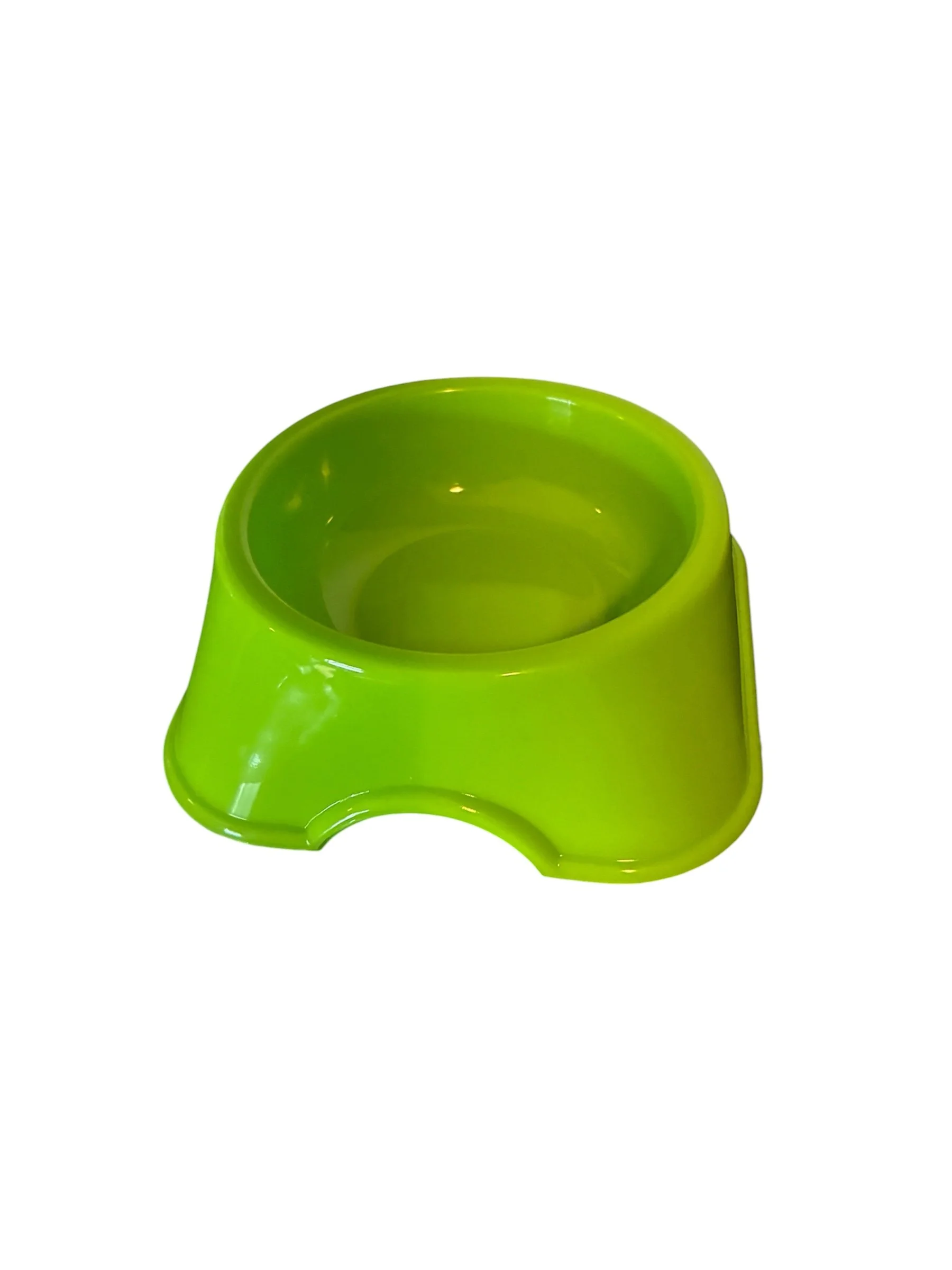 Green Classic Colortone Midi Dish durable feeding dish for small pets.