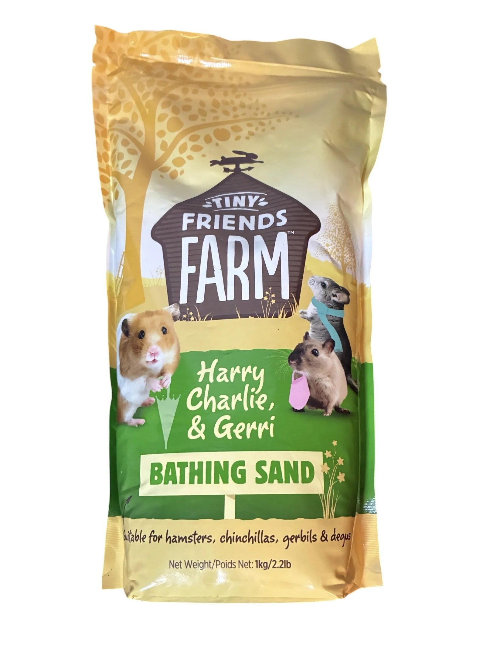 Harry, Charlie & Gerri Bathing Sand - Tiny Friends Farm - 1kg