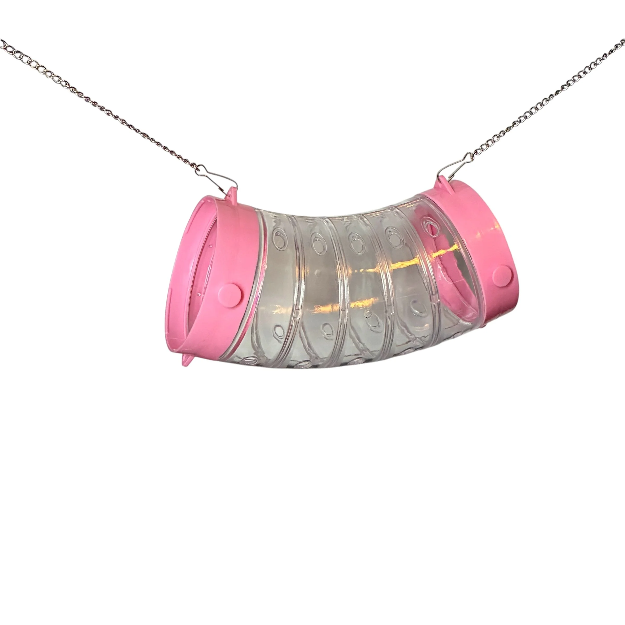 Classic Pet Products Small Animal Play Tube – Curved - Pink