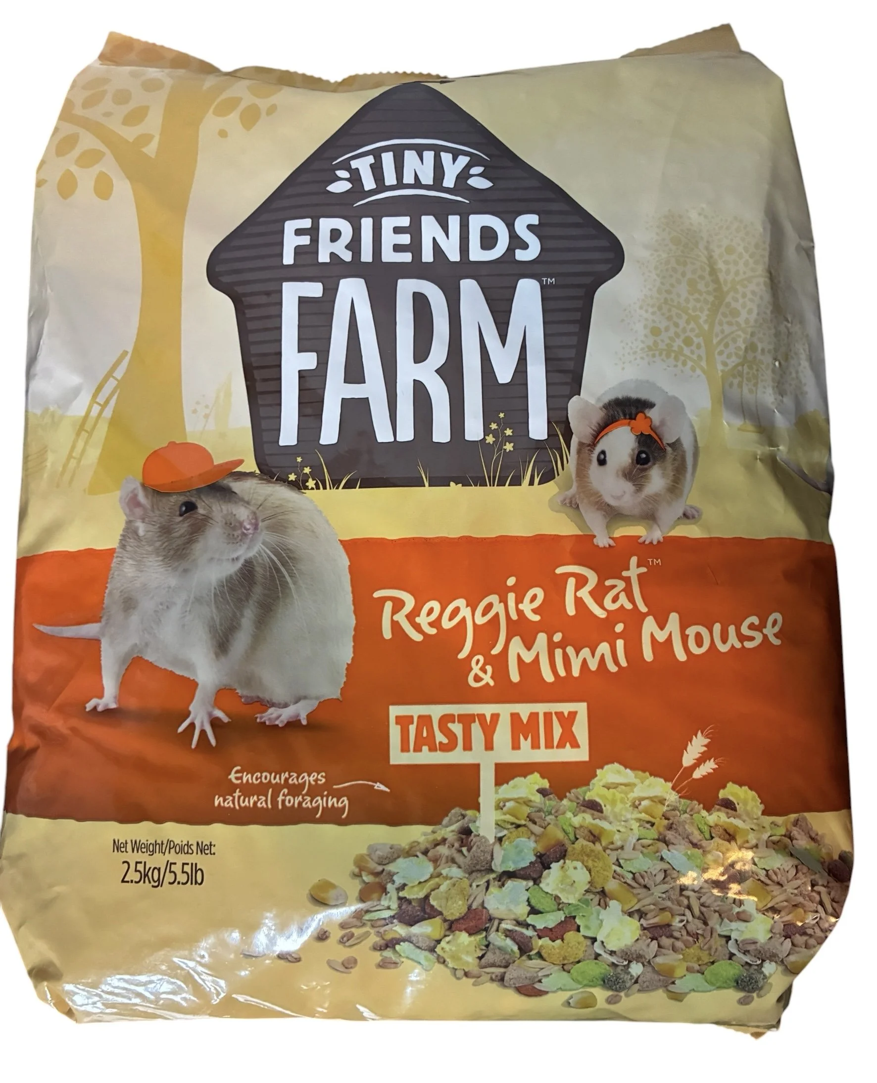 Reggie Rat & Mimi Mouse Tasty Mix - Tiny Friends Farm - 2.5kg