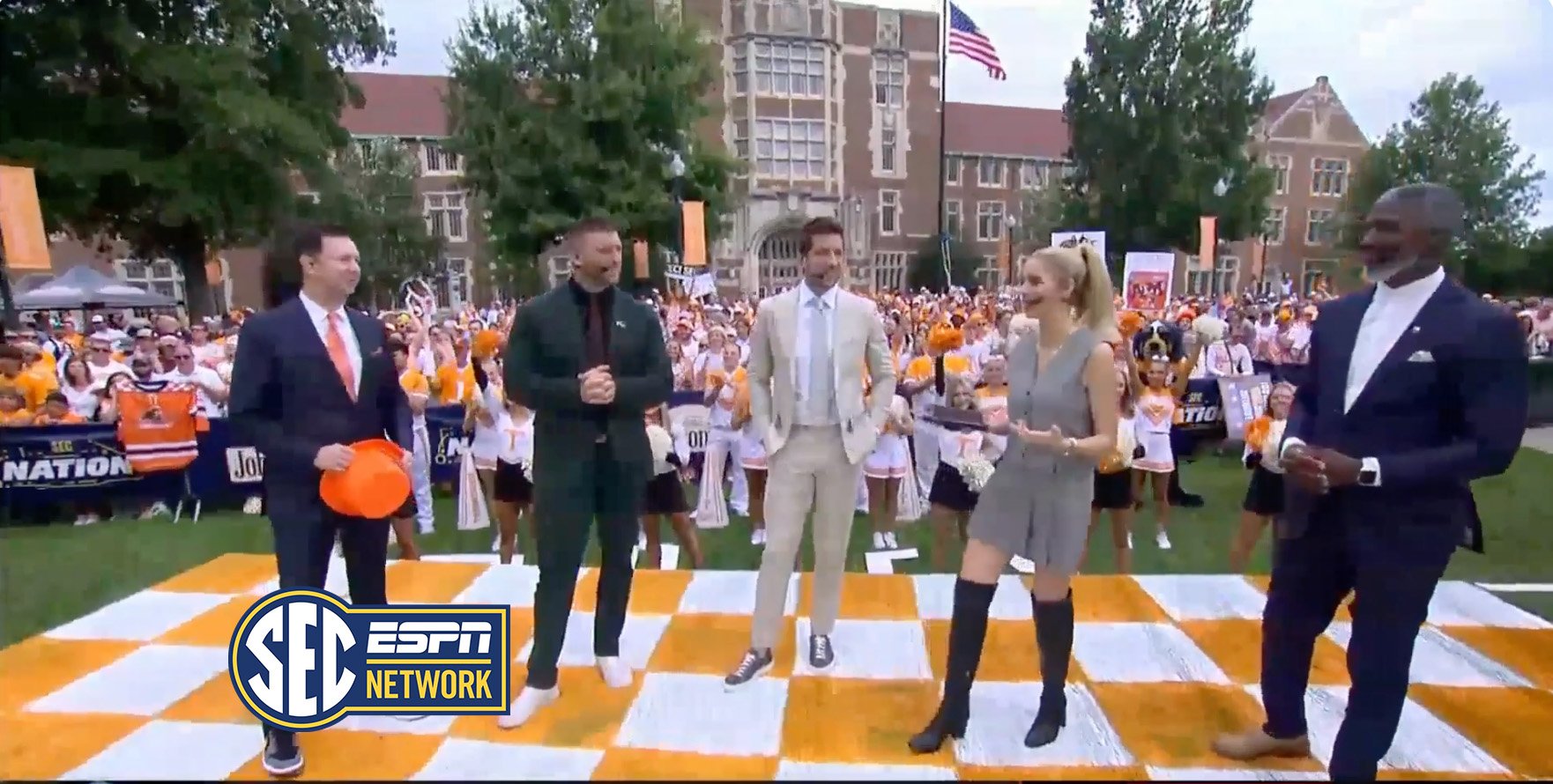 Big Orange Tux Guy on SEC Nation