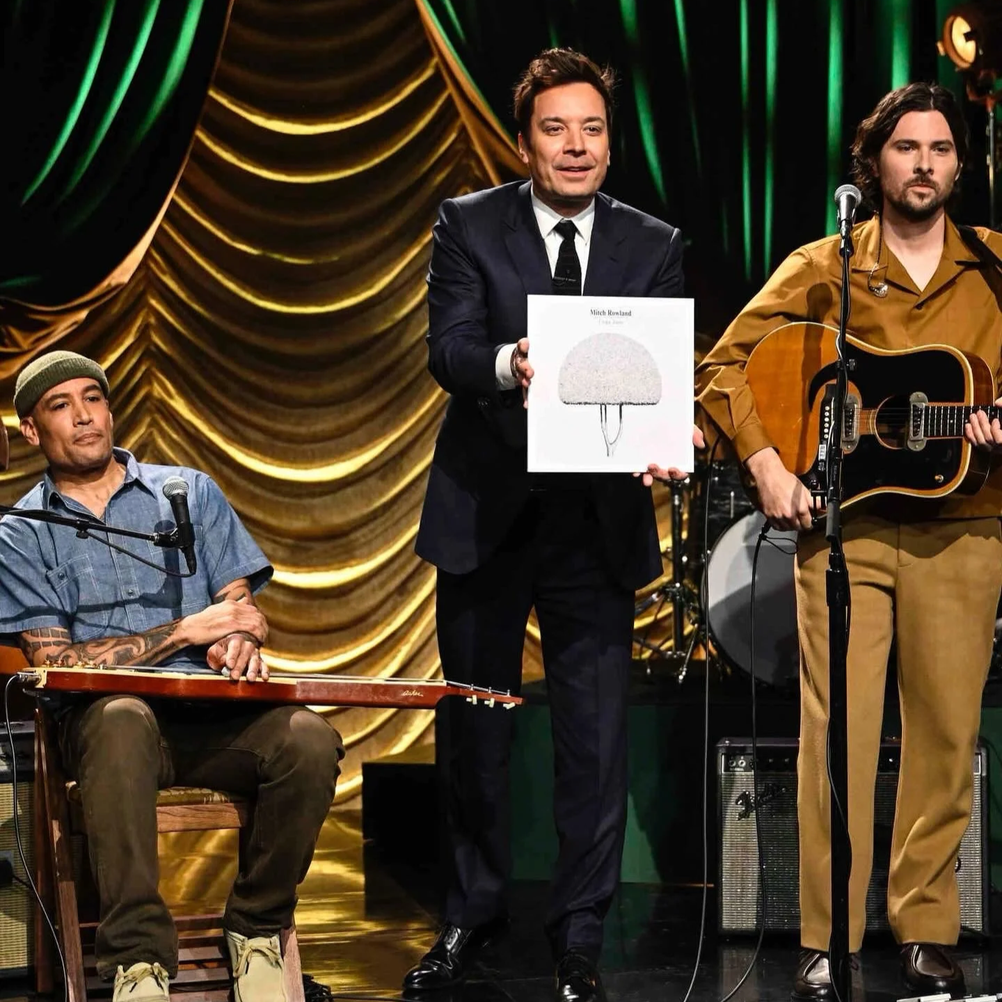 Mitch Rowland performing on Jimmy Fallon. Artist production Managment by Ryan Tilke of Off Stage RT