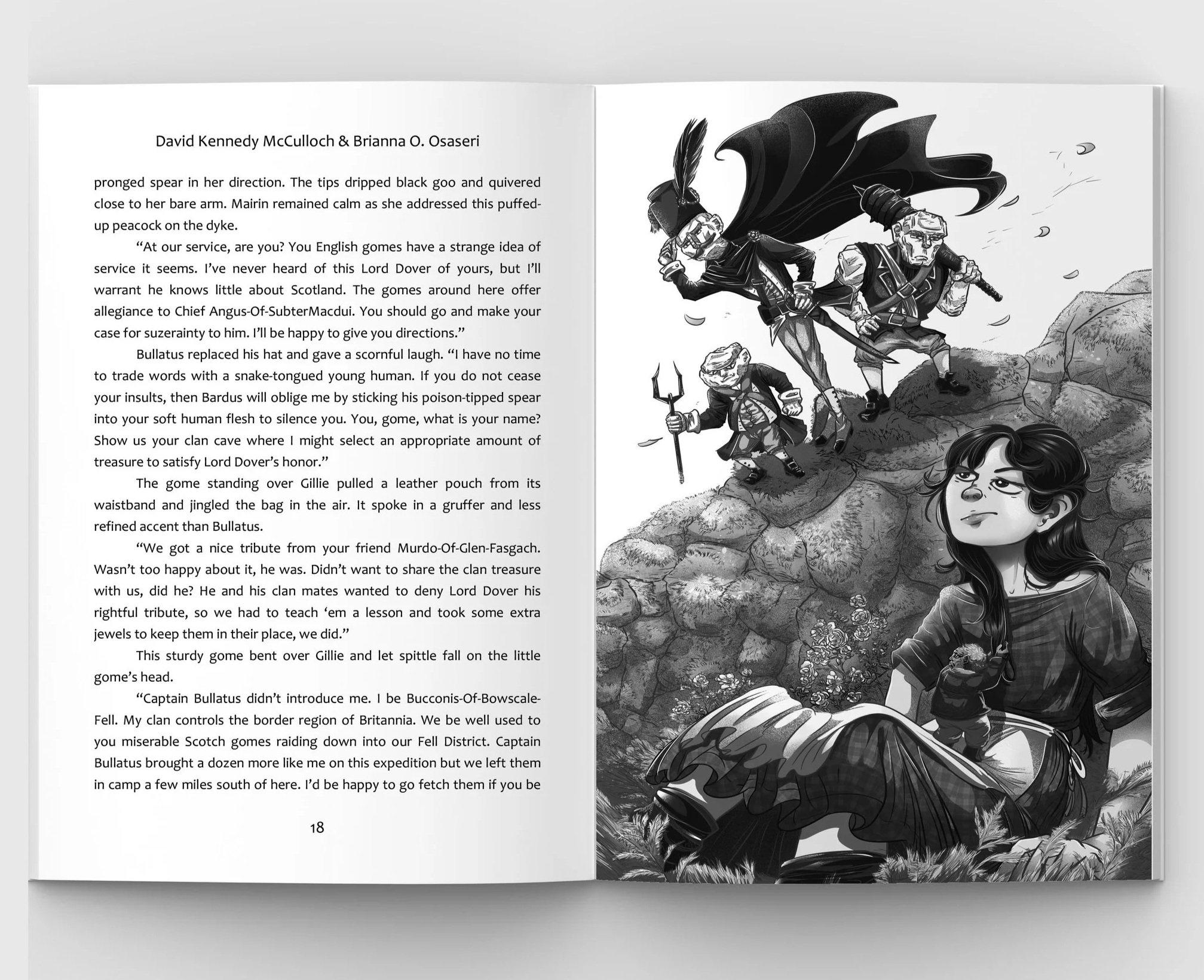 Gome Fable 1
Sample Spread: Pages 18-19