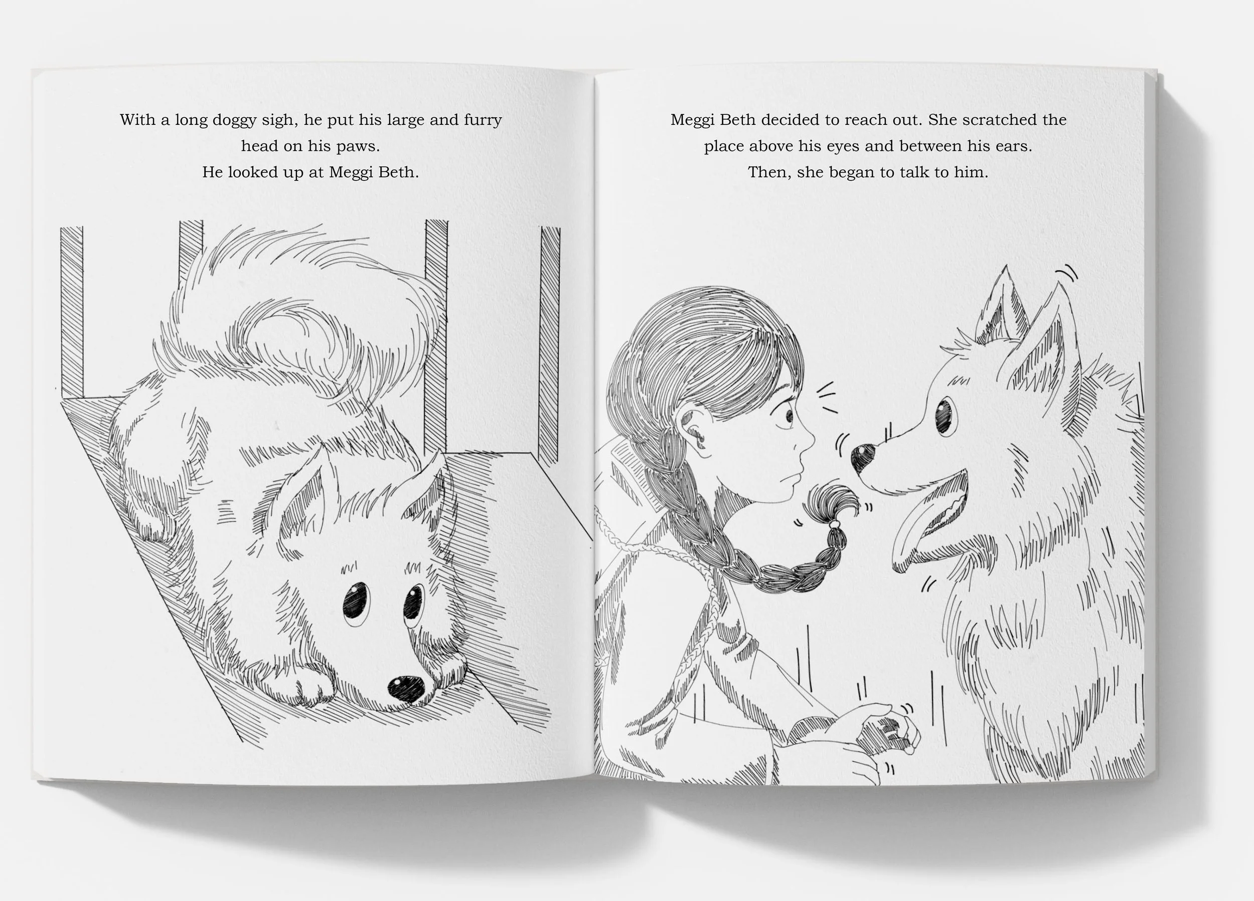 "Will You Hold My Story?"
Sample Spread 4