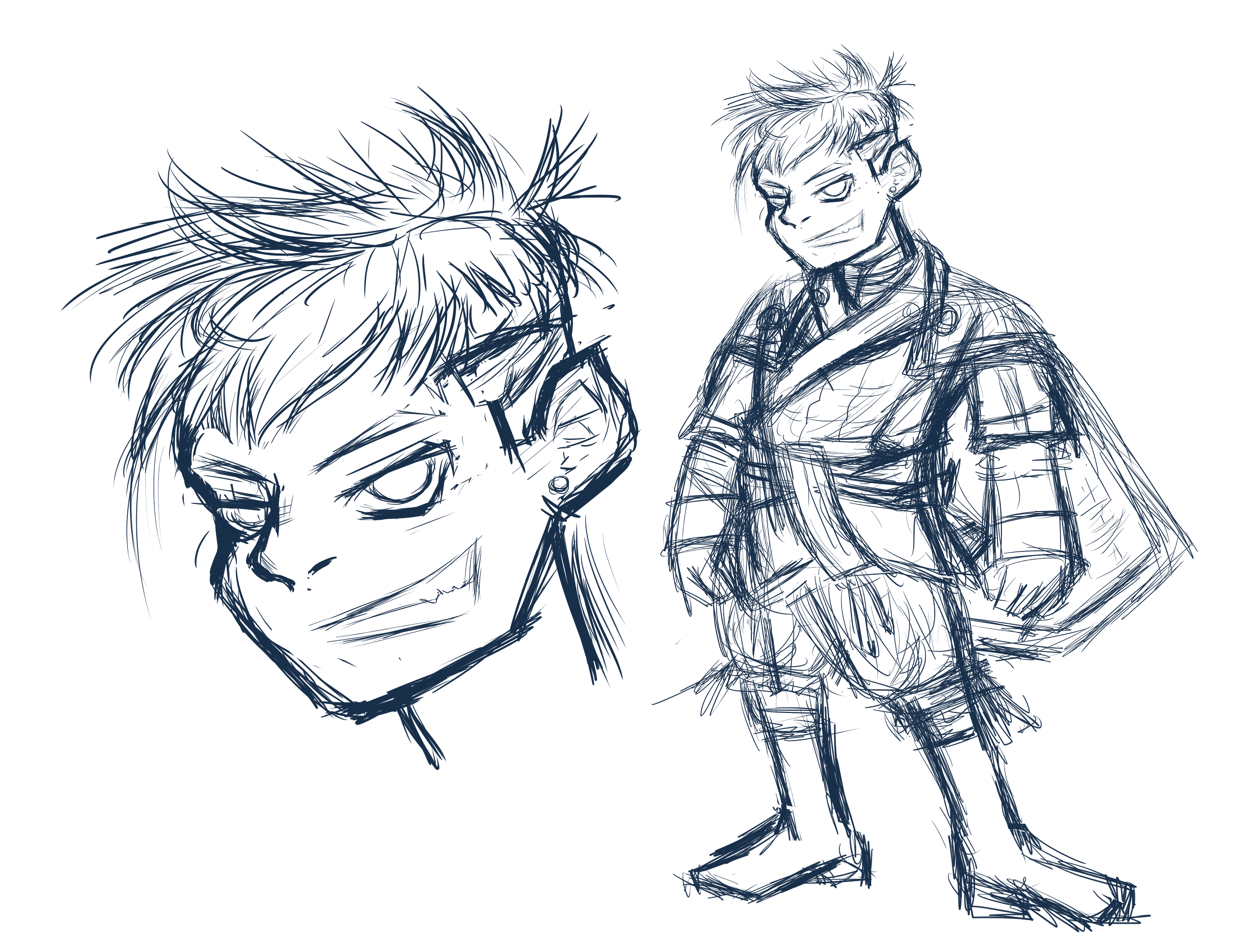 Child Princess
Preliminary sketch of the Princess character design as a child