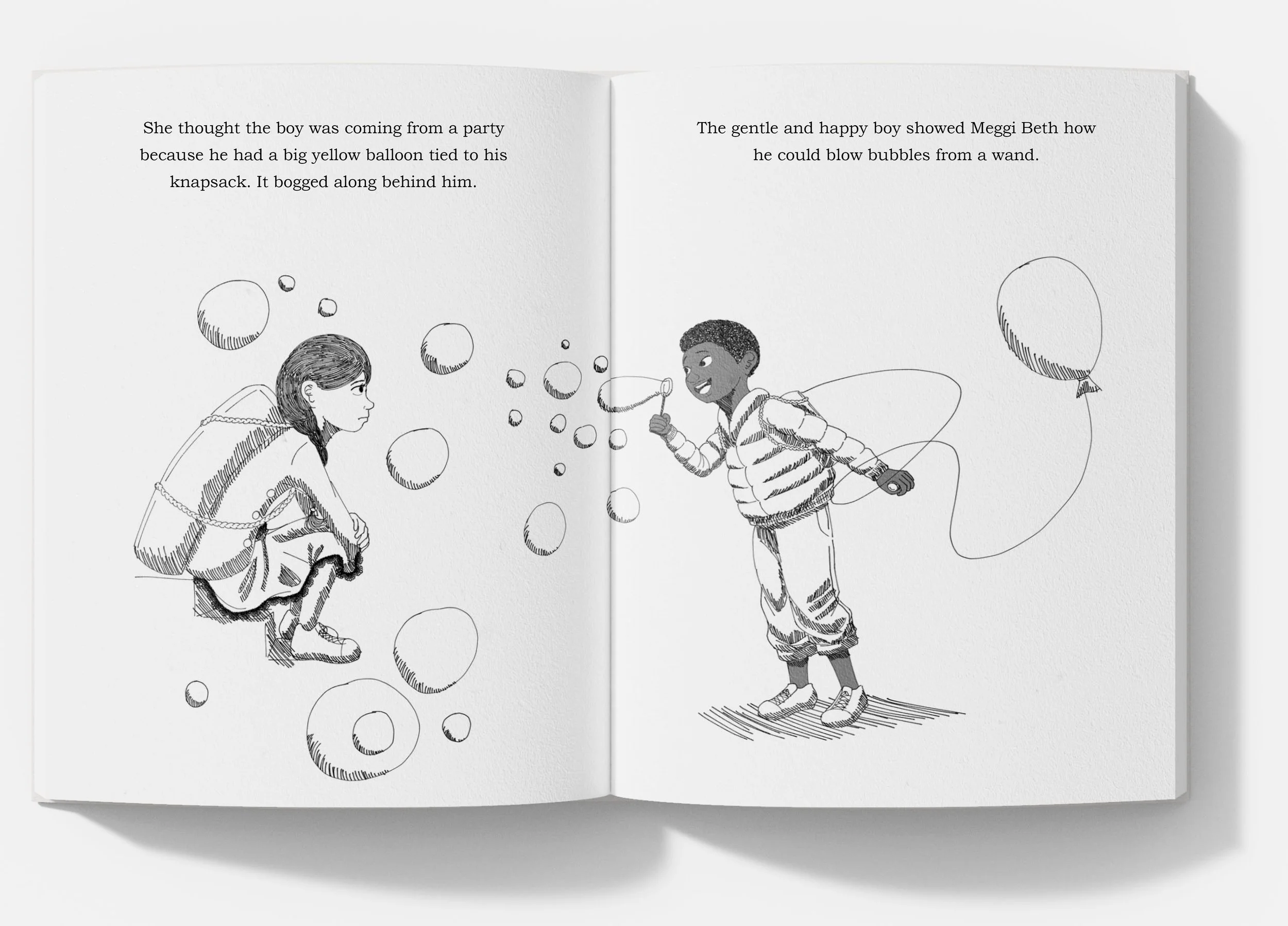 "Will You Hold My Story?"
Sample Spread 2