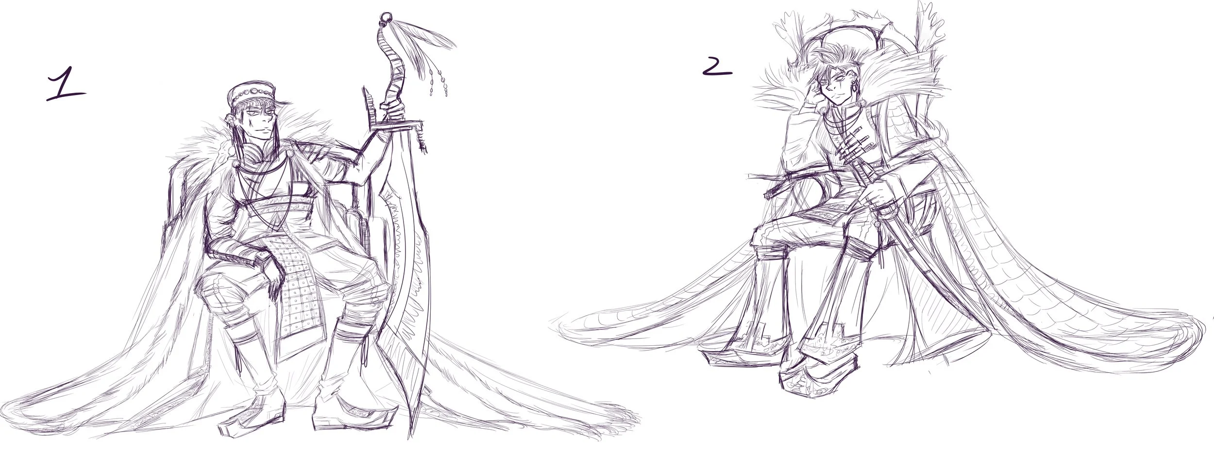 Adult Princess Design
Preliminary sketches of the Adult Princess Design