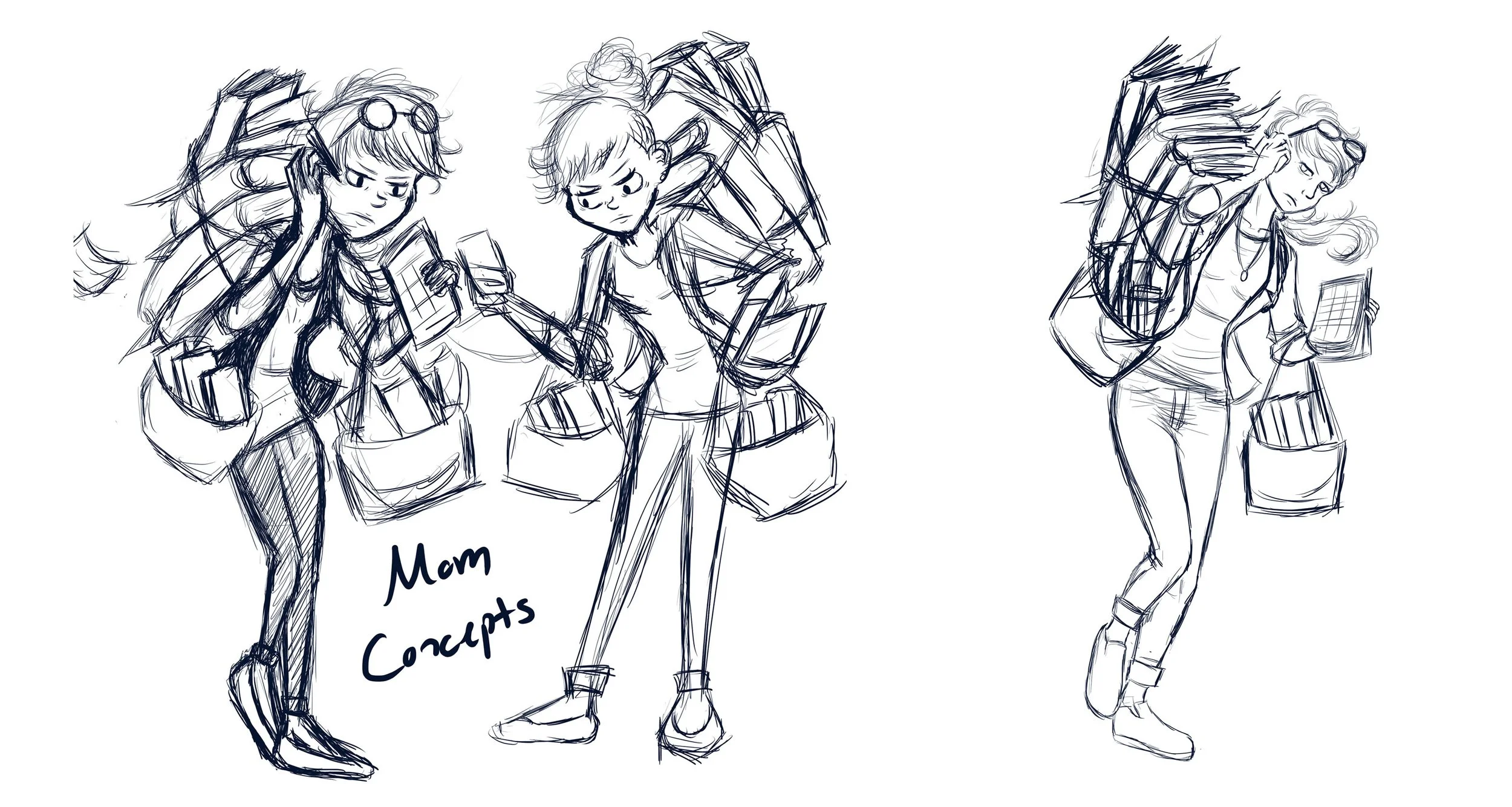 Stressed Mom Design Progress